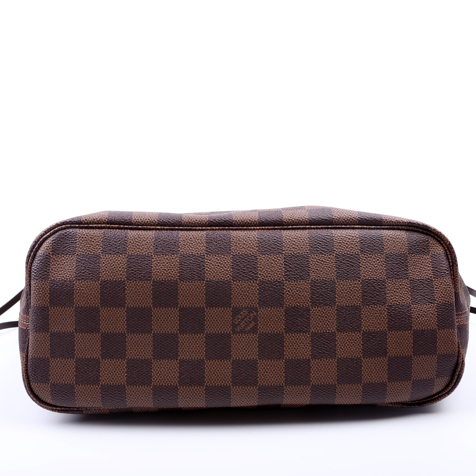 Louis Vuitton Neverfull PM Ebene Damier Red Wallet Case