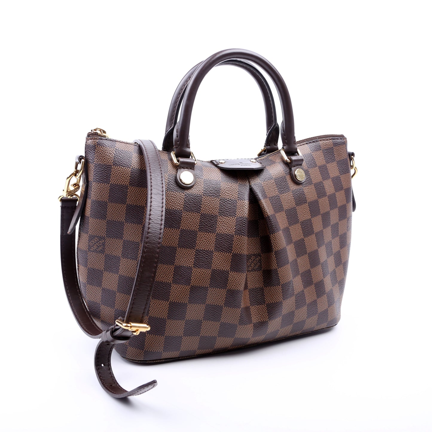 Louis Vuitton Siena Ebene PM Damier Handbag Ebene 11