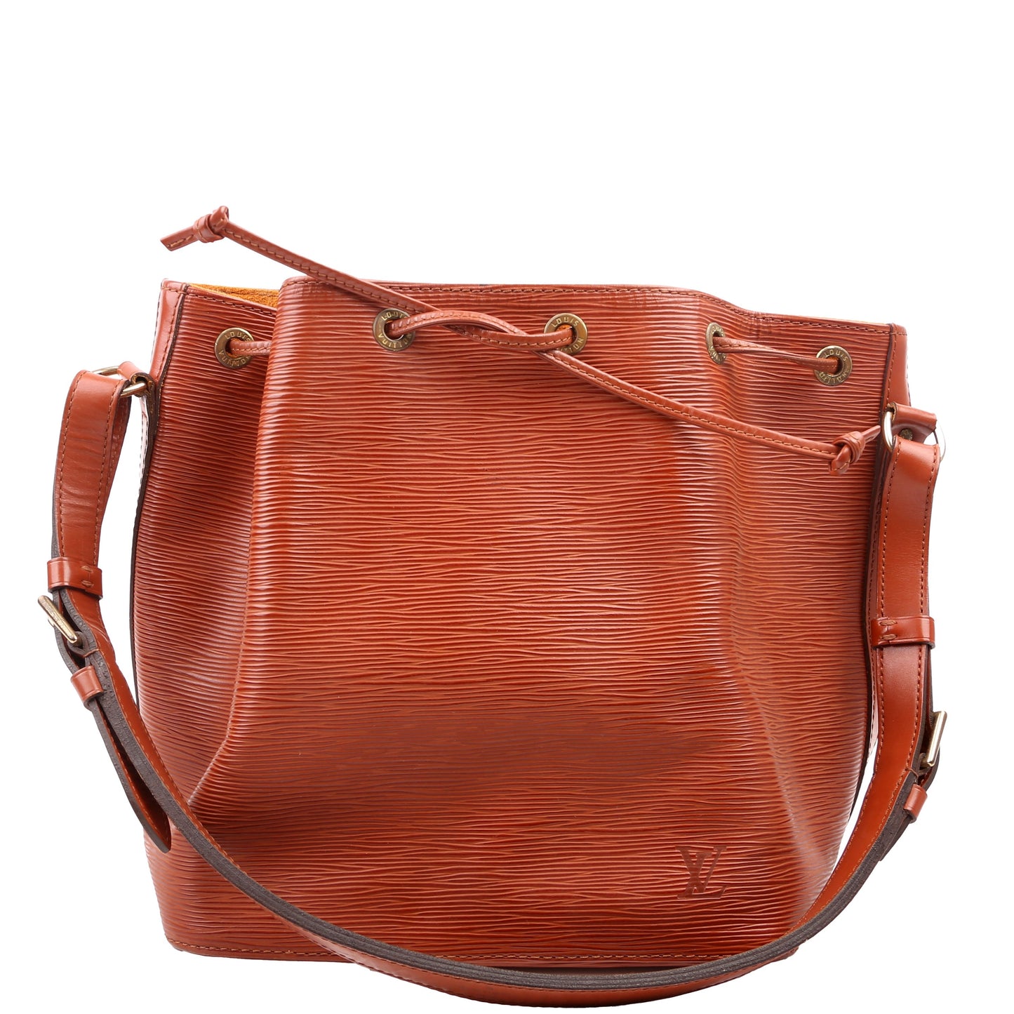 Louis Vuitton Noe Petit Epi Brown Handbag