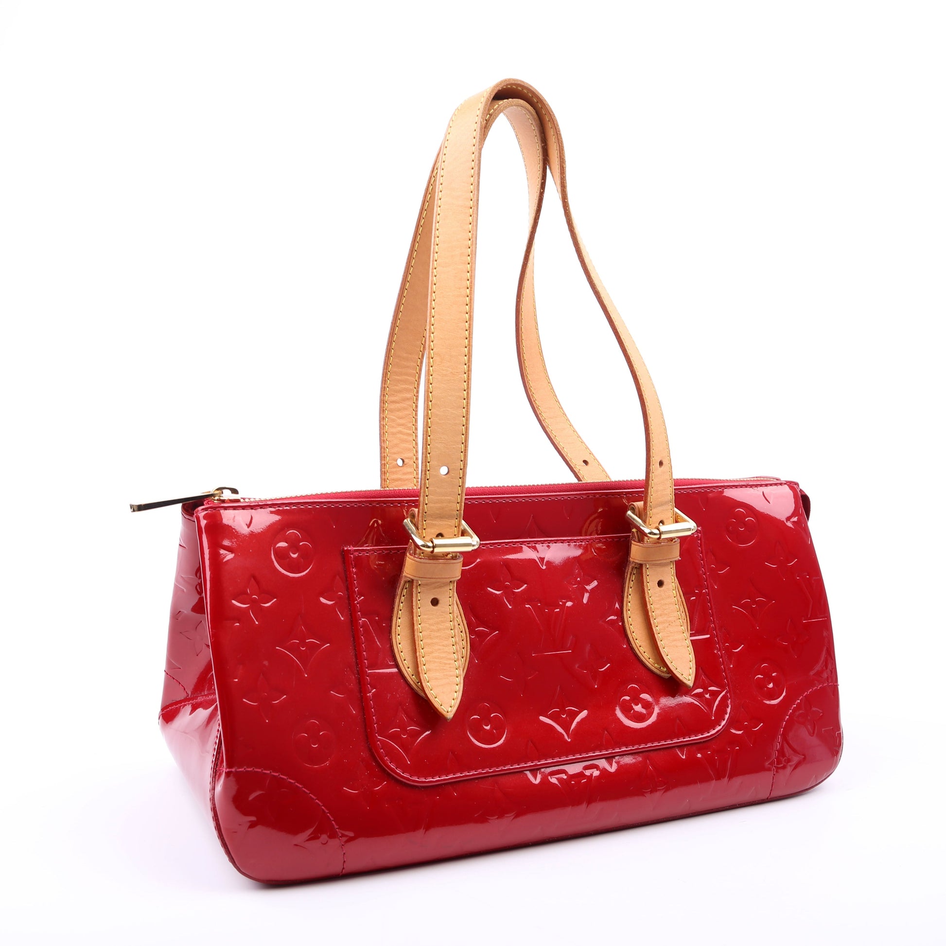 Louis Vuitton Rosewood Avenue Red Vernis Handbag