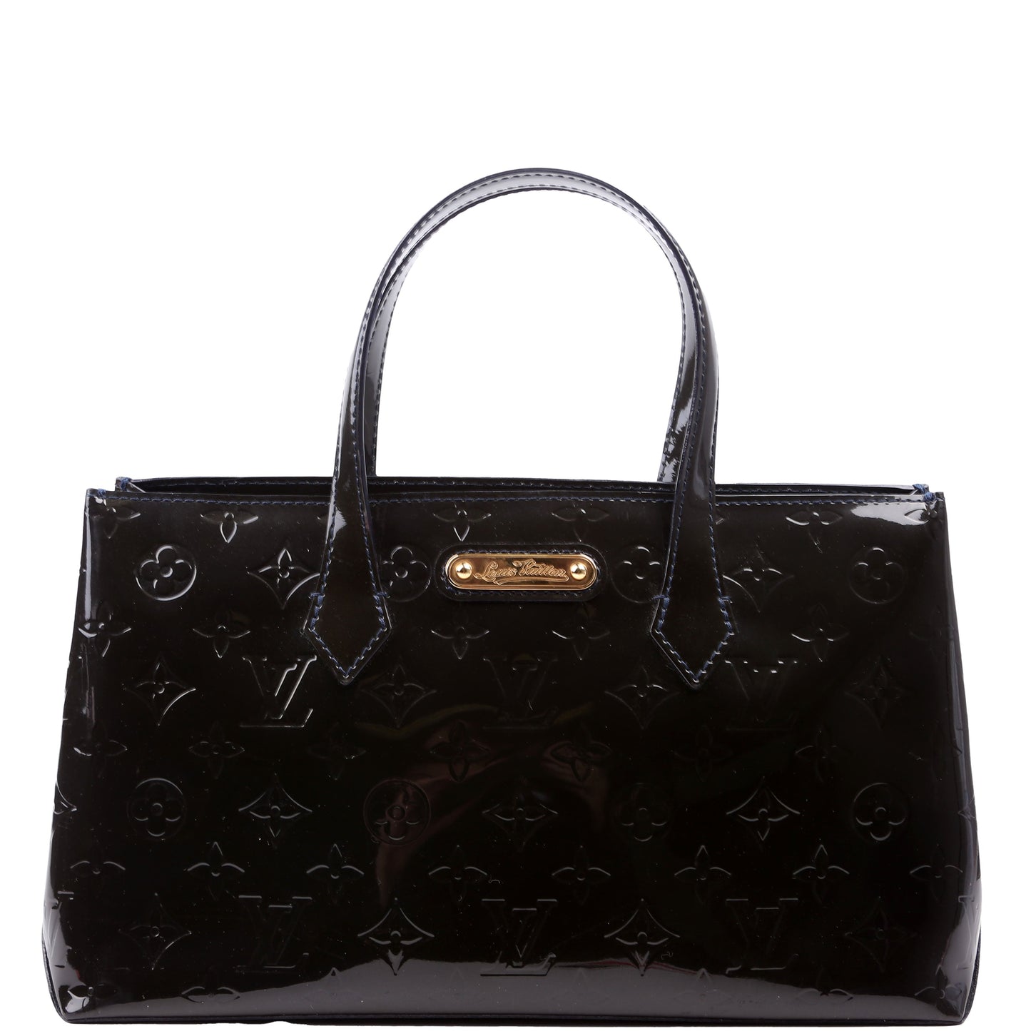 Louis Vuitton Wilshire Green PM Vernis Handbag