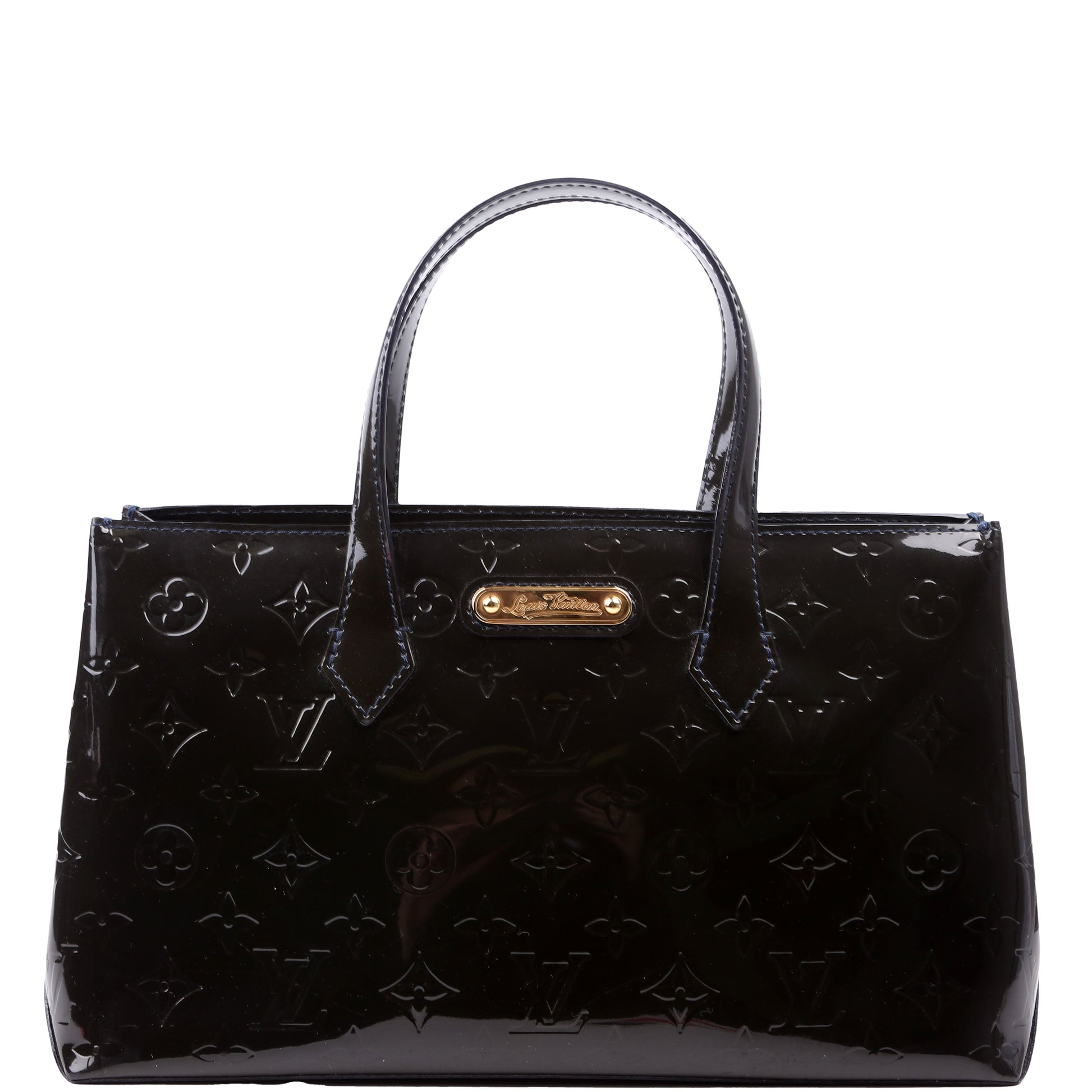 Louis Vuitton Wilshire Green PM Vernis Handbag