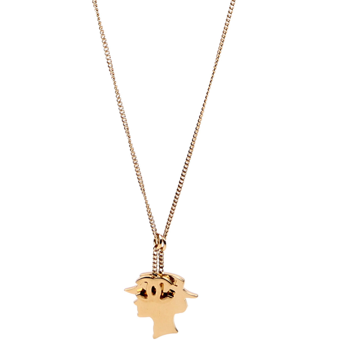 Chanel Coco Mademoiselle Pendant Necklace Gold