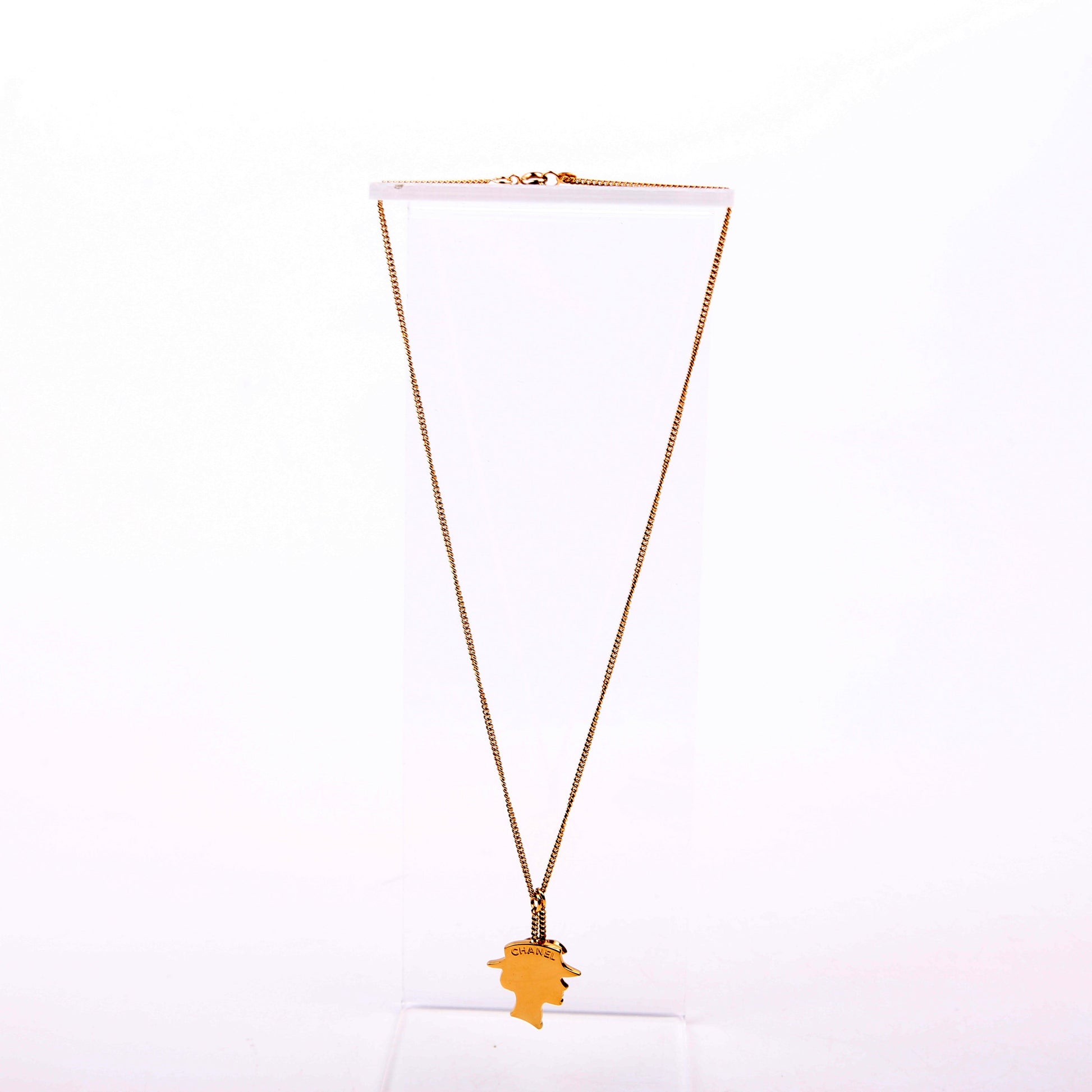 Chanel Coco Mademoiselle Pendant Necklace Gold