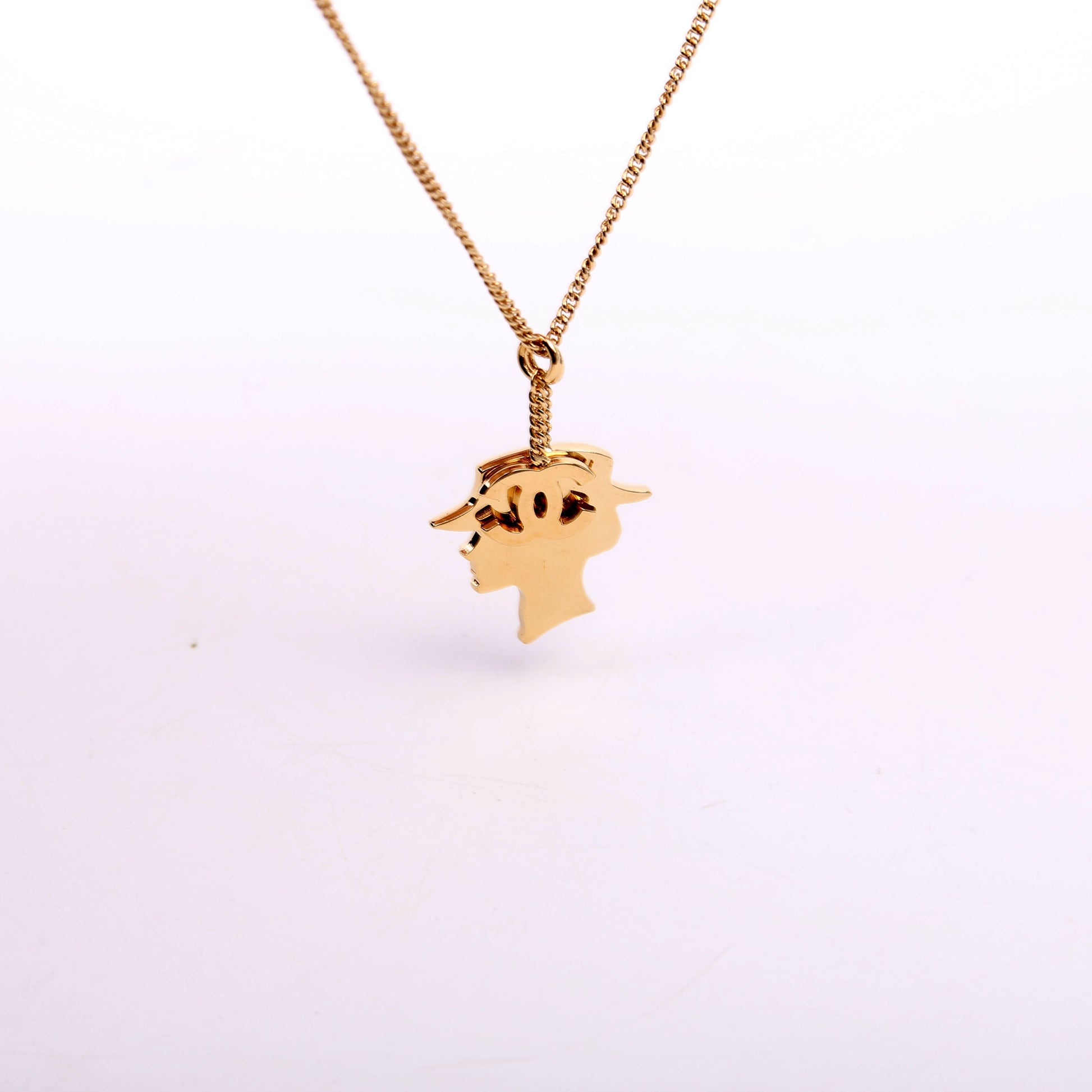 Chanel Coco Mademoiselle Pendant Necklace Gold