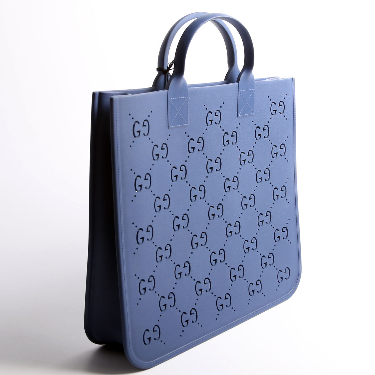 Gucci GG Rubber Child's Blue Tote Bag