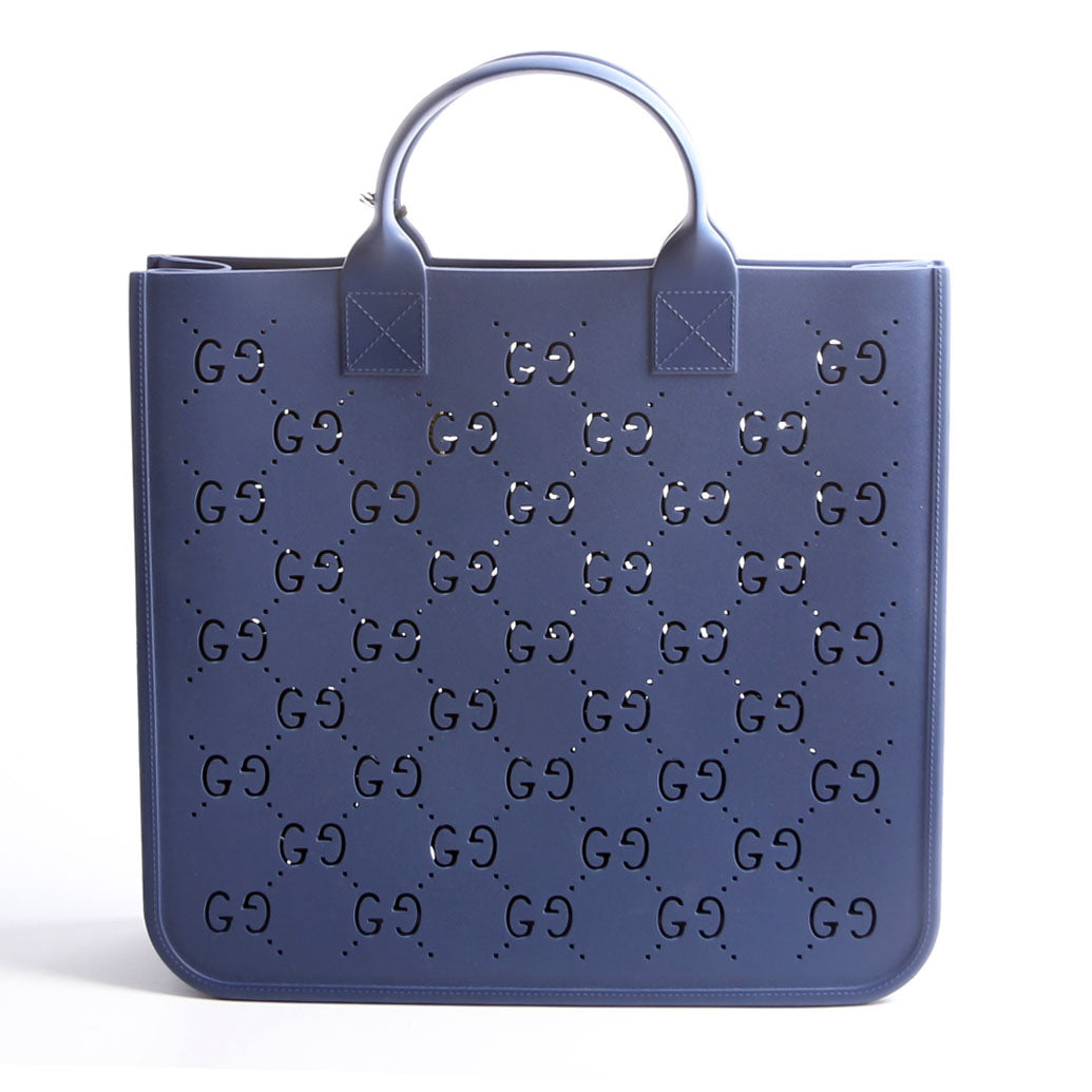 Gucci GG Rubber Child's Blue Tote Bag