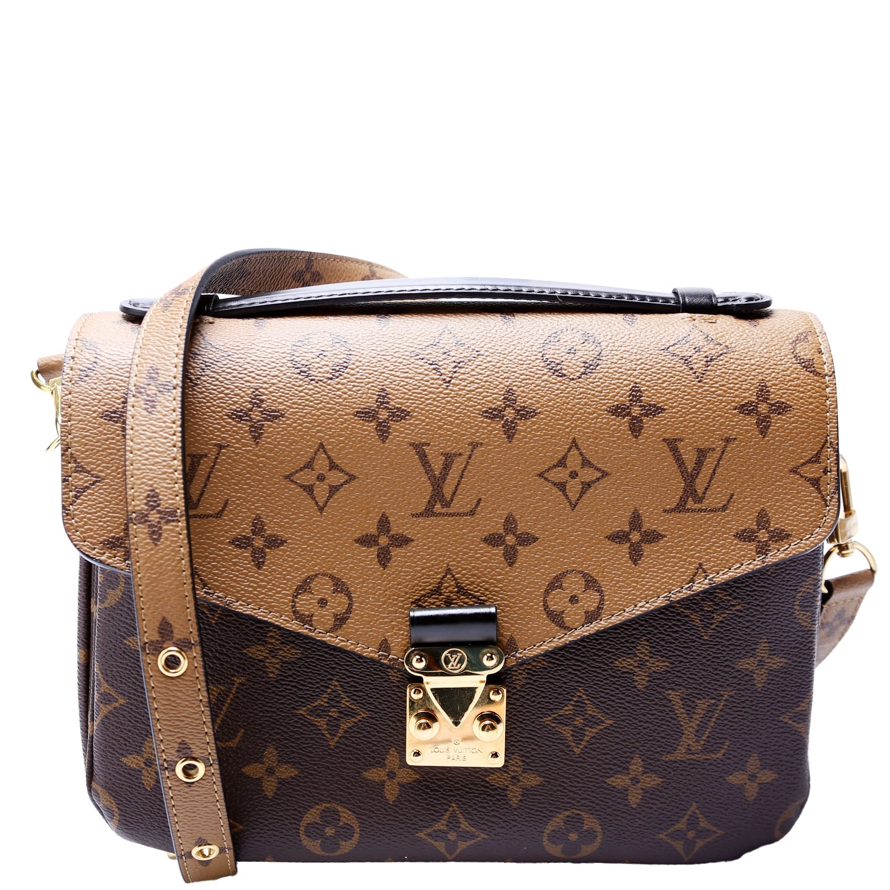 Louis Vuitton Pochette Metis Reverse Monogram Clutch Bag Monogram 23