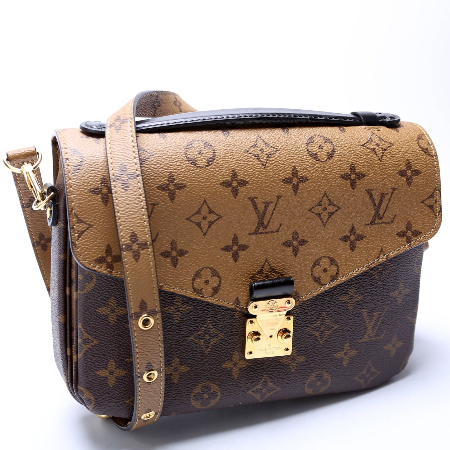 Louis Vuitton Pochette Metis Reverse Monogram Clutch Bag Monogram 23