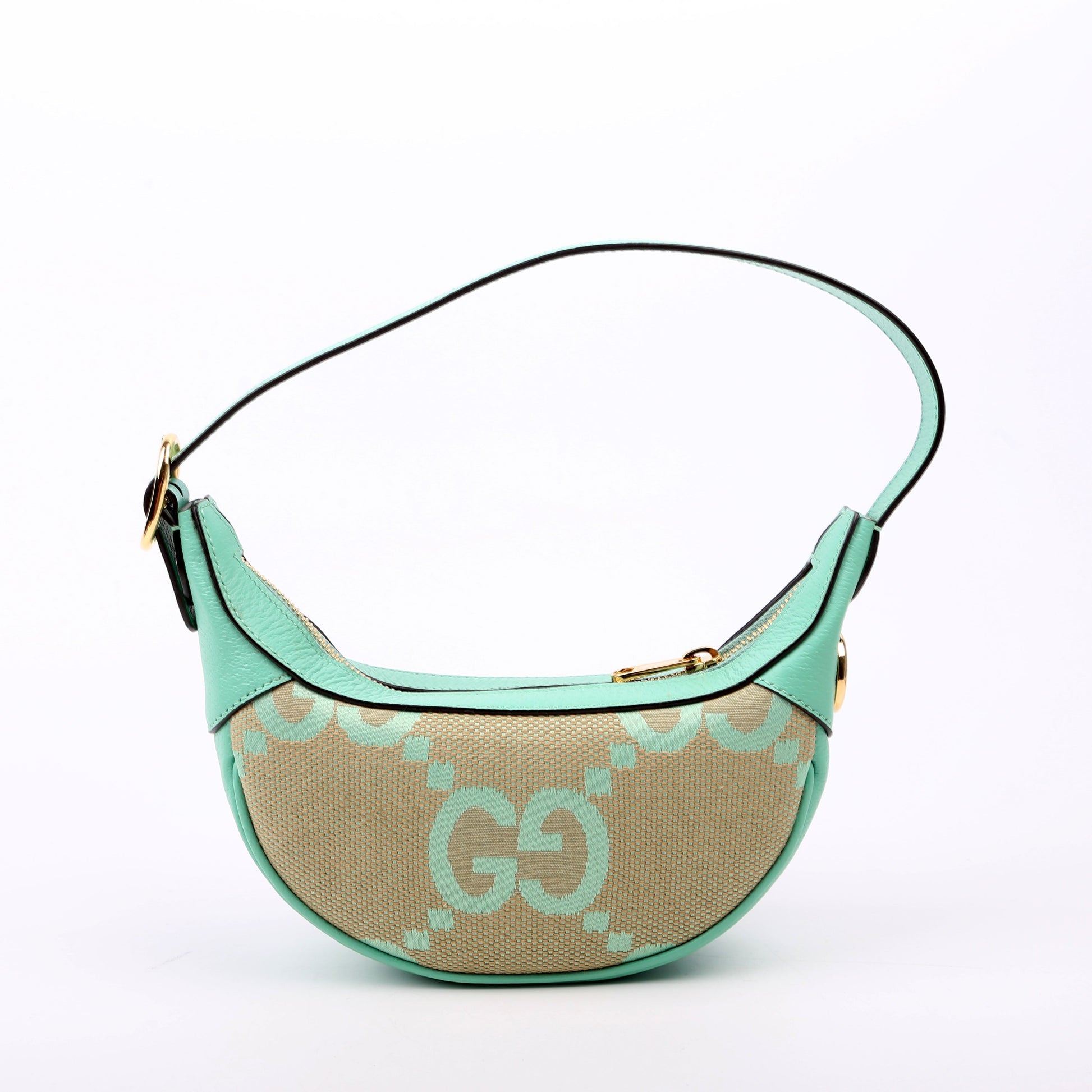 Gucci Ophidia Jumbo GG Green Mini Travel Bag