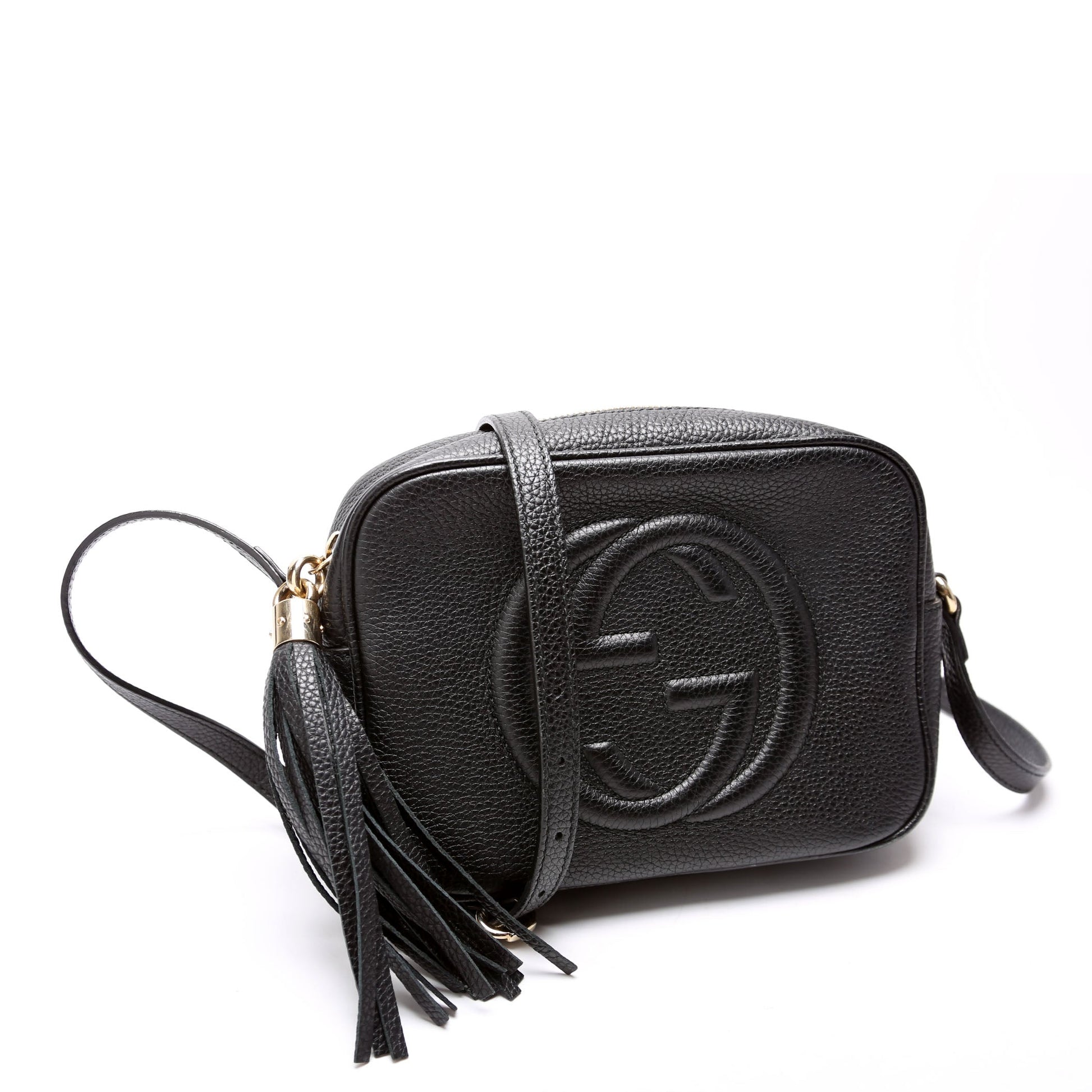 Gucci Soho Disco Black Crossbody Bag Black 5