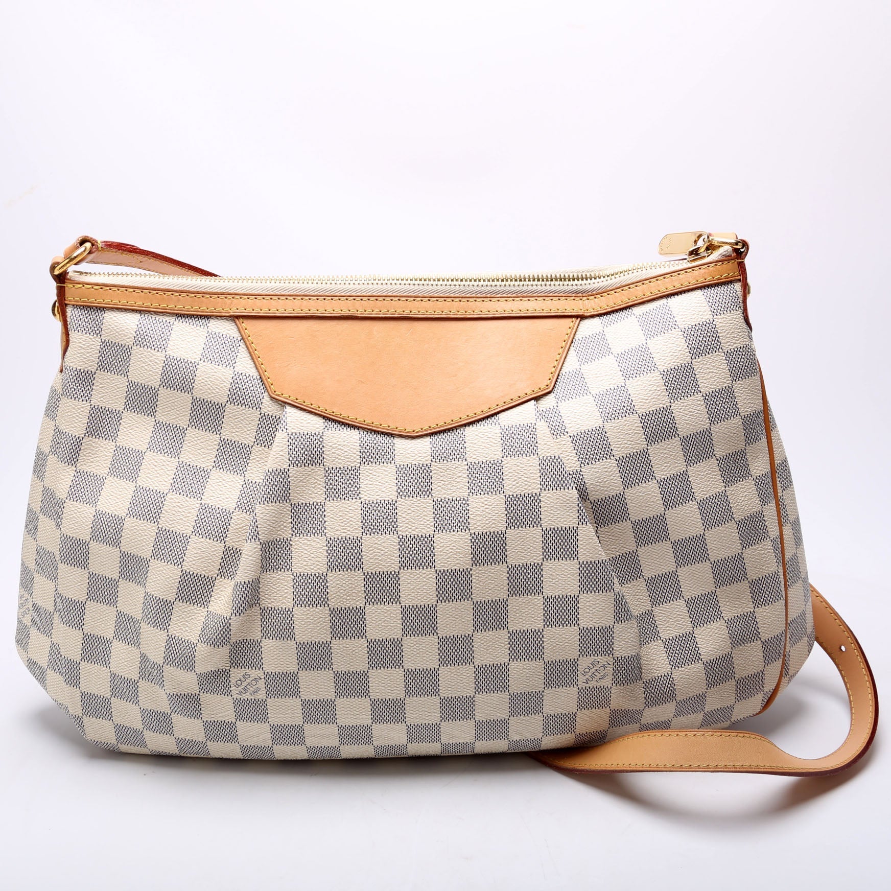 Louis Vuitton Siracusa Azur MM Damier Handbag Damier Azur
