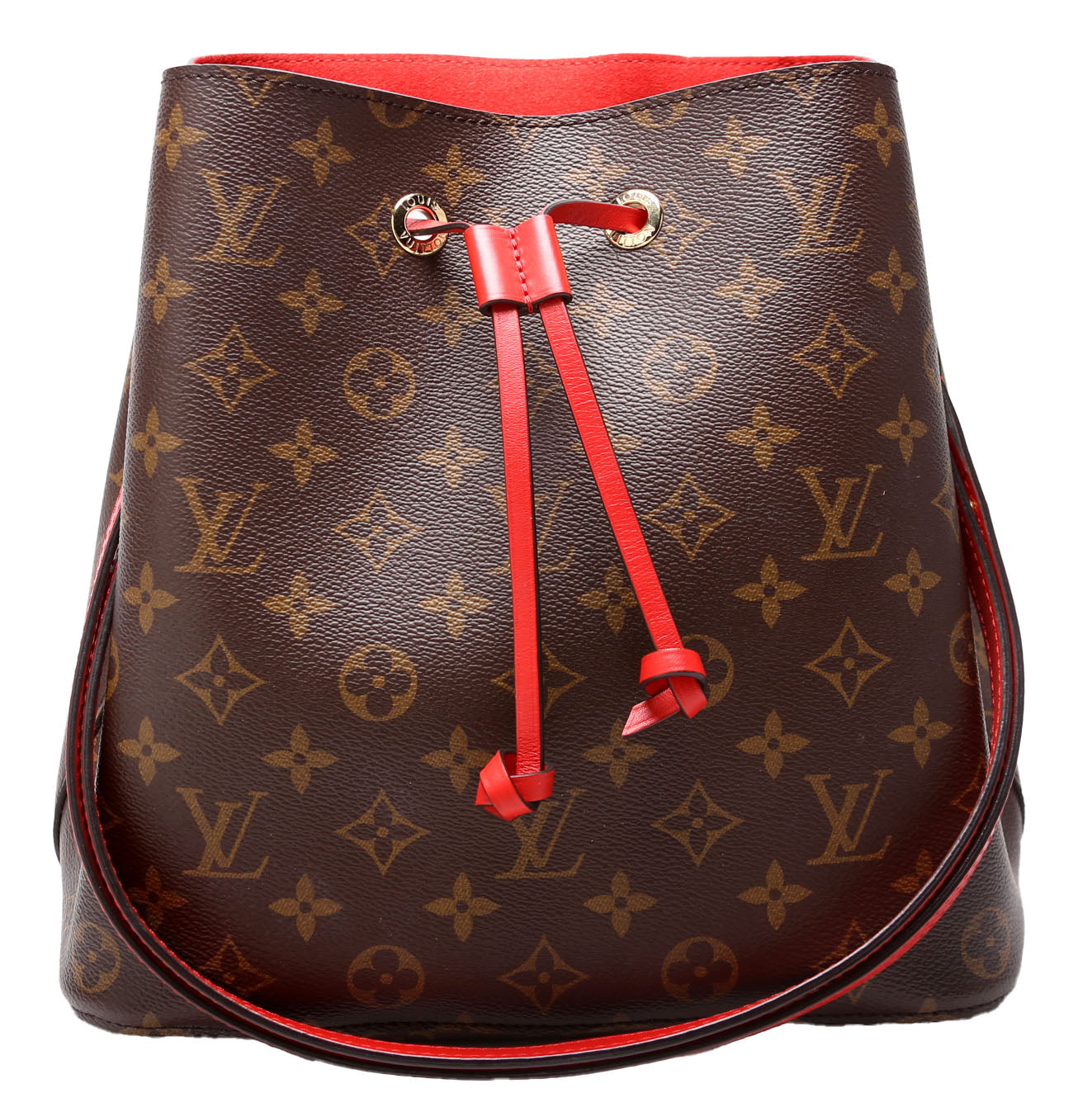 Louis Vuitton Neonoe Monogram Red Handbag Red 1