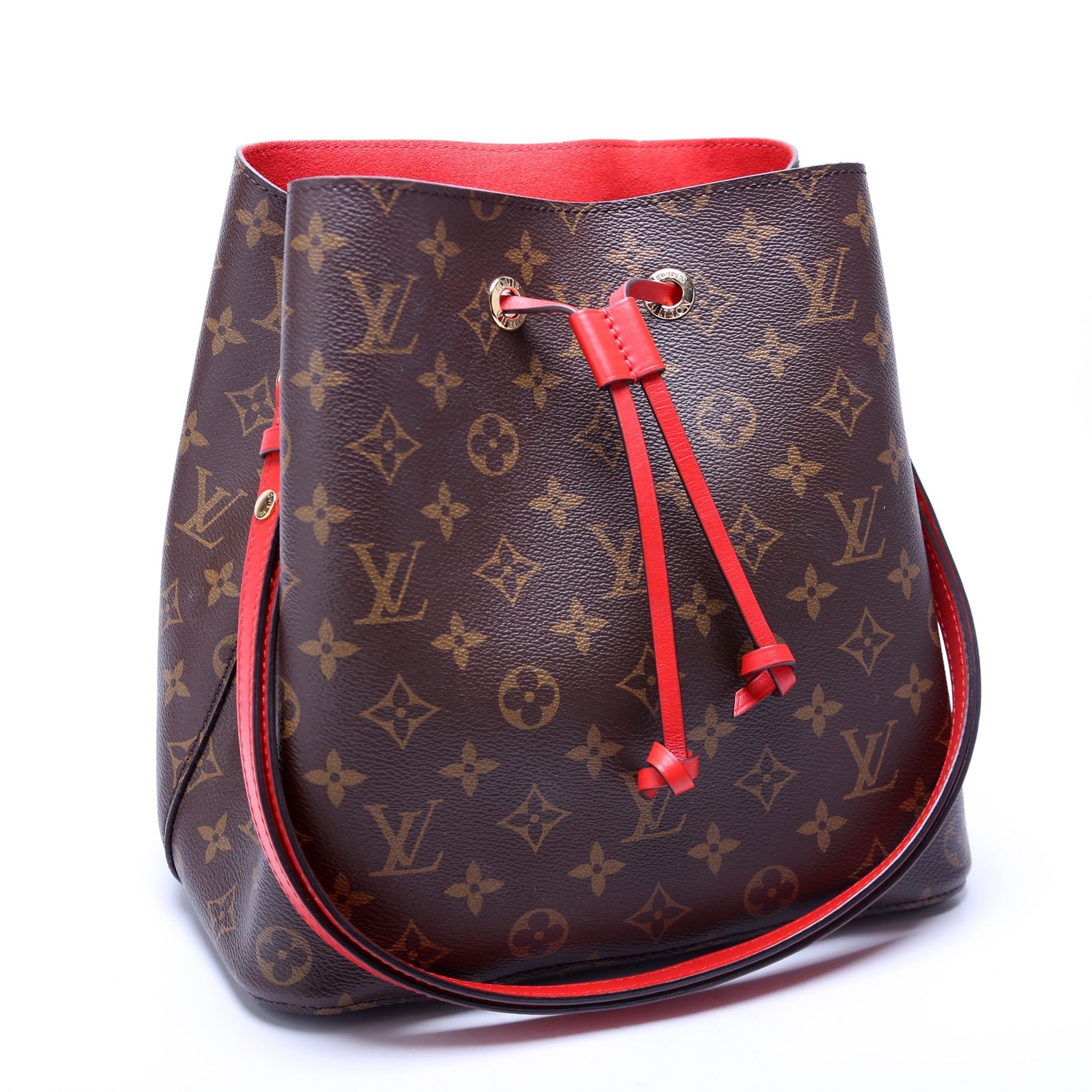 Louis Vuitton Neonoe Monogram Red Handbag Red 1