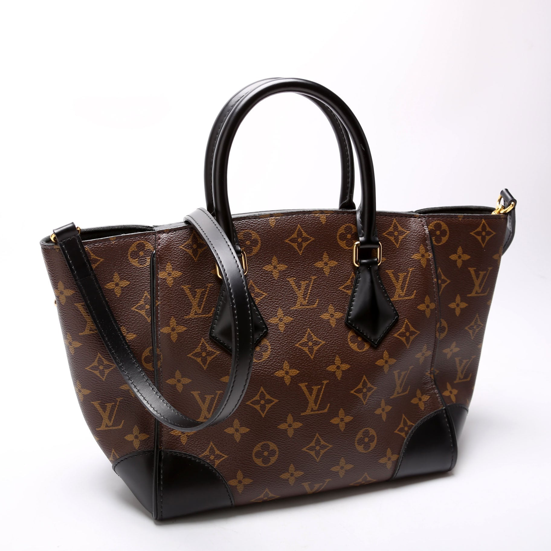 Louis Vuitton Phenix PM Monogram Black Handbag