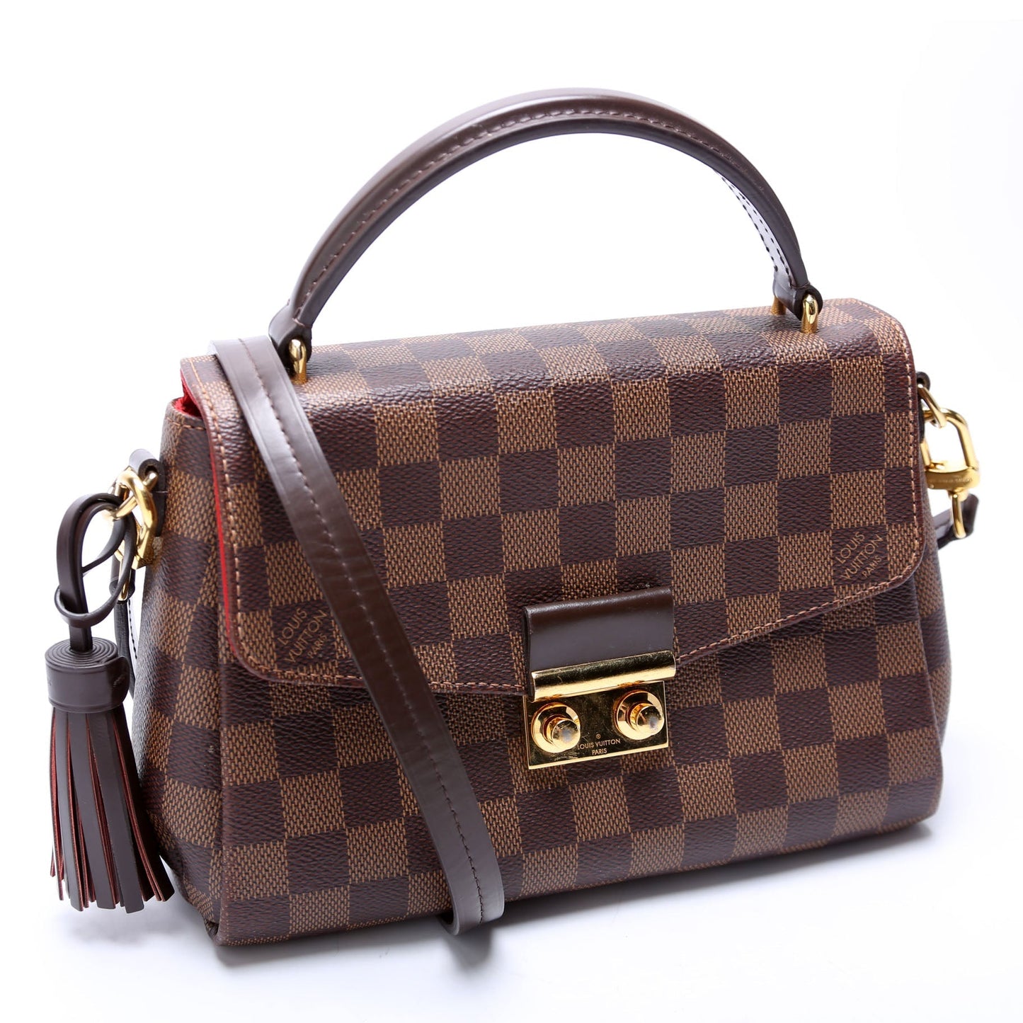 Louis Vuitton Croisette Ebene Damier Handbag Ebene 18