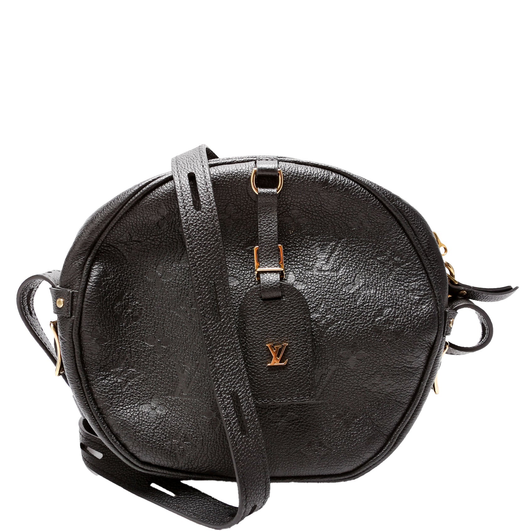 Louis Vuitton Boite Chapeau Souple MM Empreinte Black Handbag Black 1