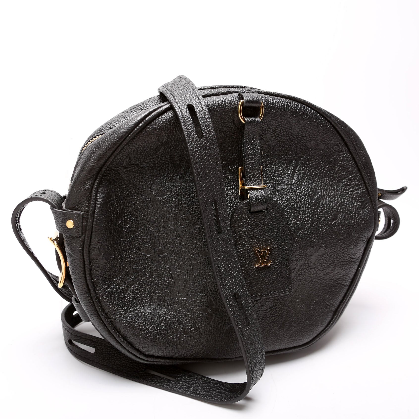 Louis Vuitton Boite Chapeau Souple MM Empreinte Black Handbag Black 1
