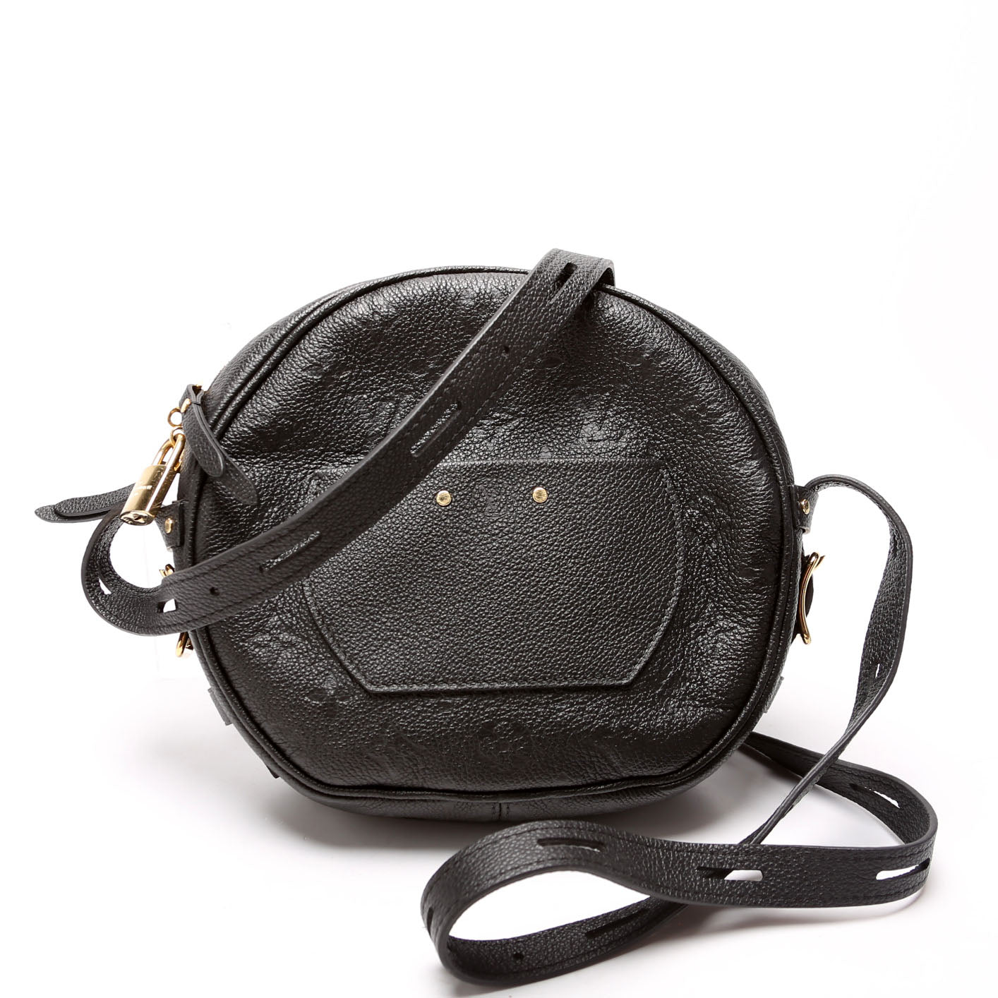 Louis Vuitton Boite Chapeau Souple MM Empreinte Black Handbag Black 1