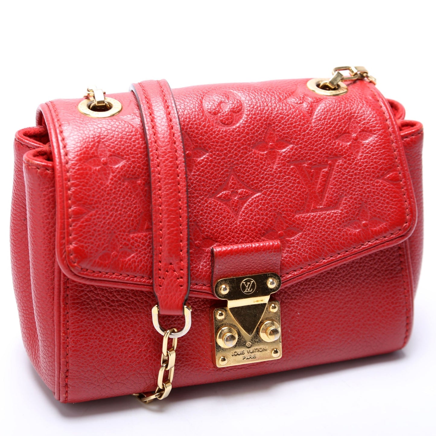 Louis Vuitton St. Germain BB Red Empreinte Handbag