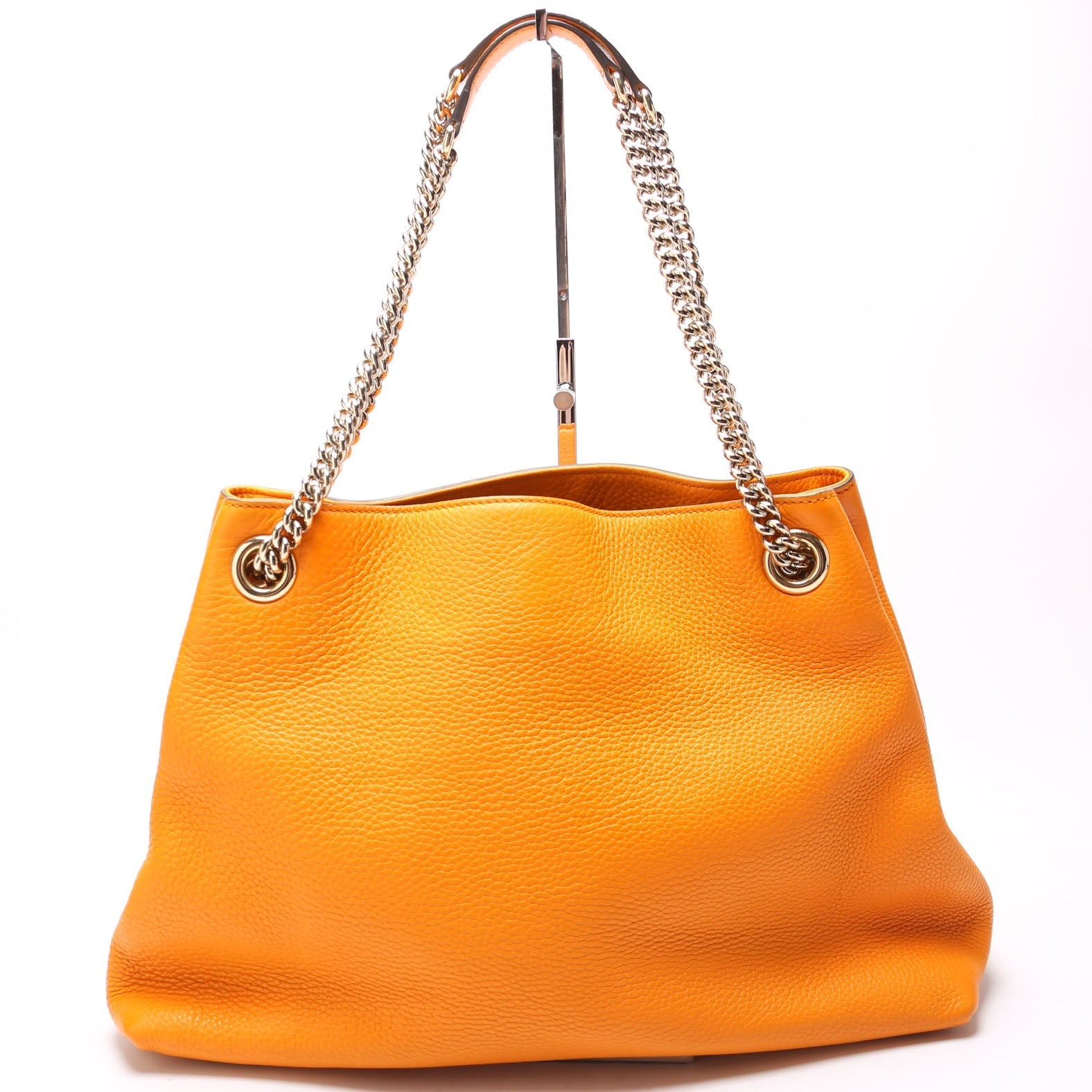 Gucci Soho Tangerine Leather Medium Shoulder Bag