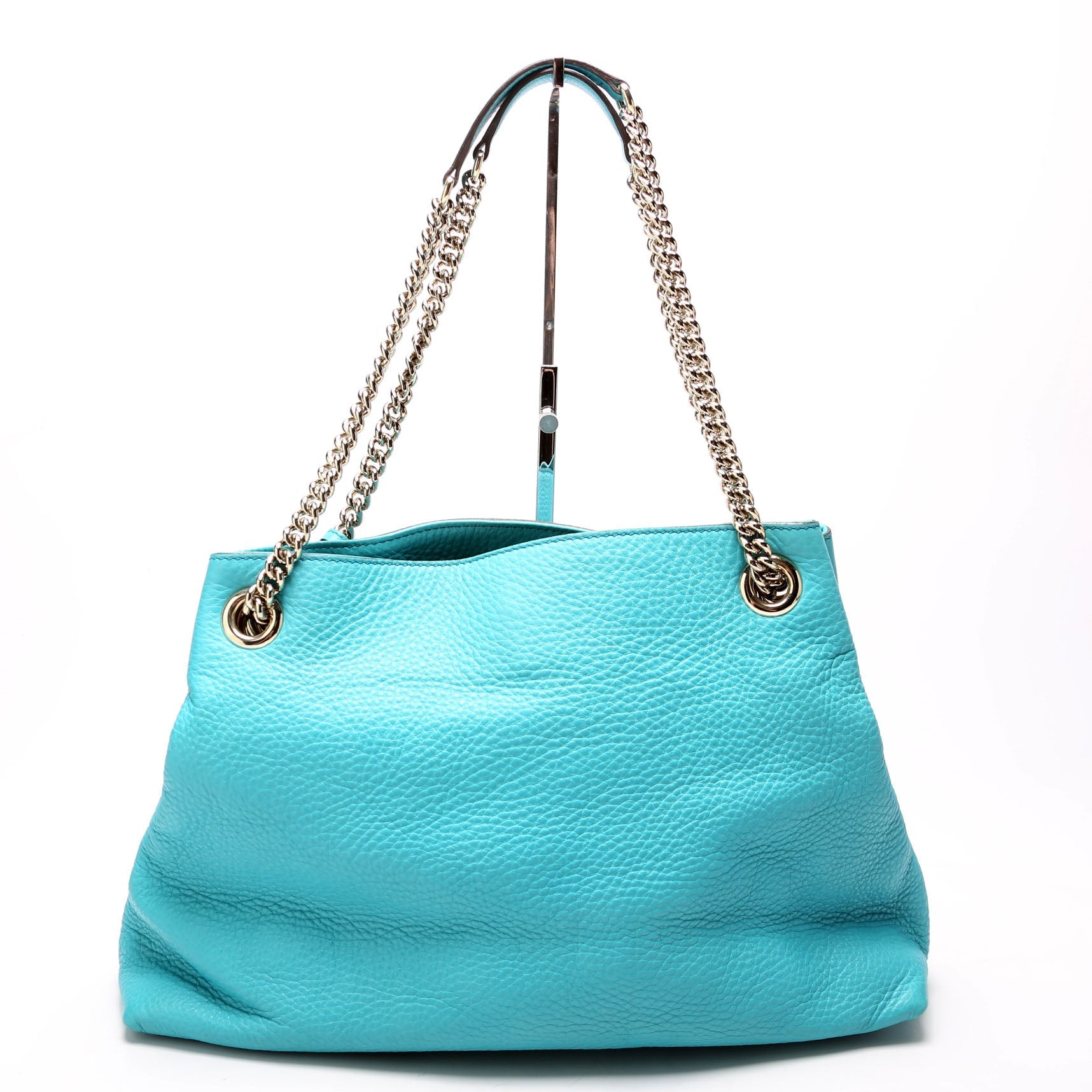 Gucci Soho Teal Leather Medium Shoulder Bag