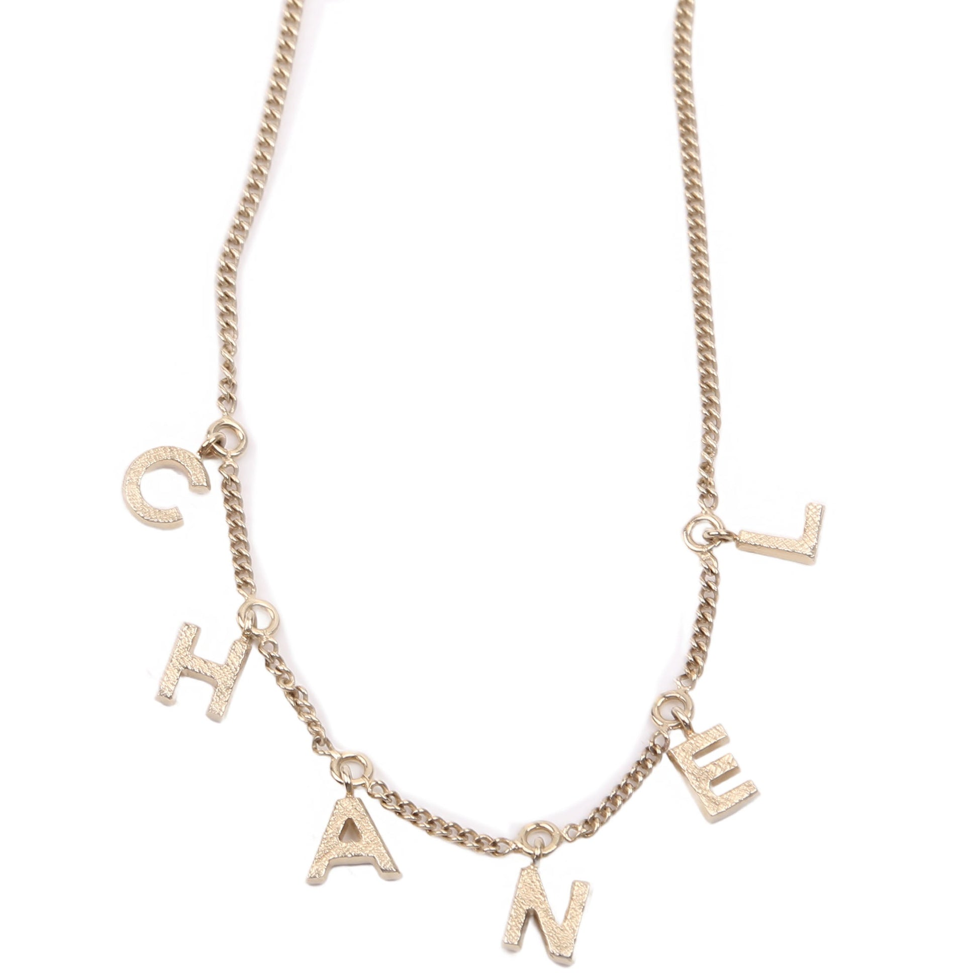 Chanel 'Chanel' Logo Necklace
