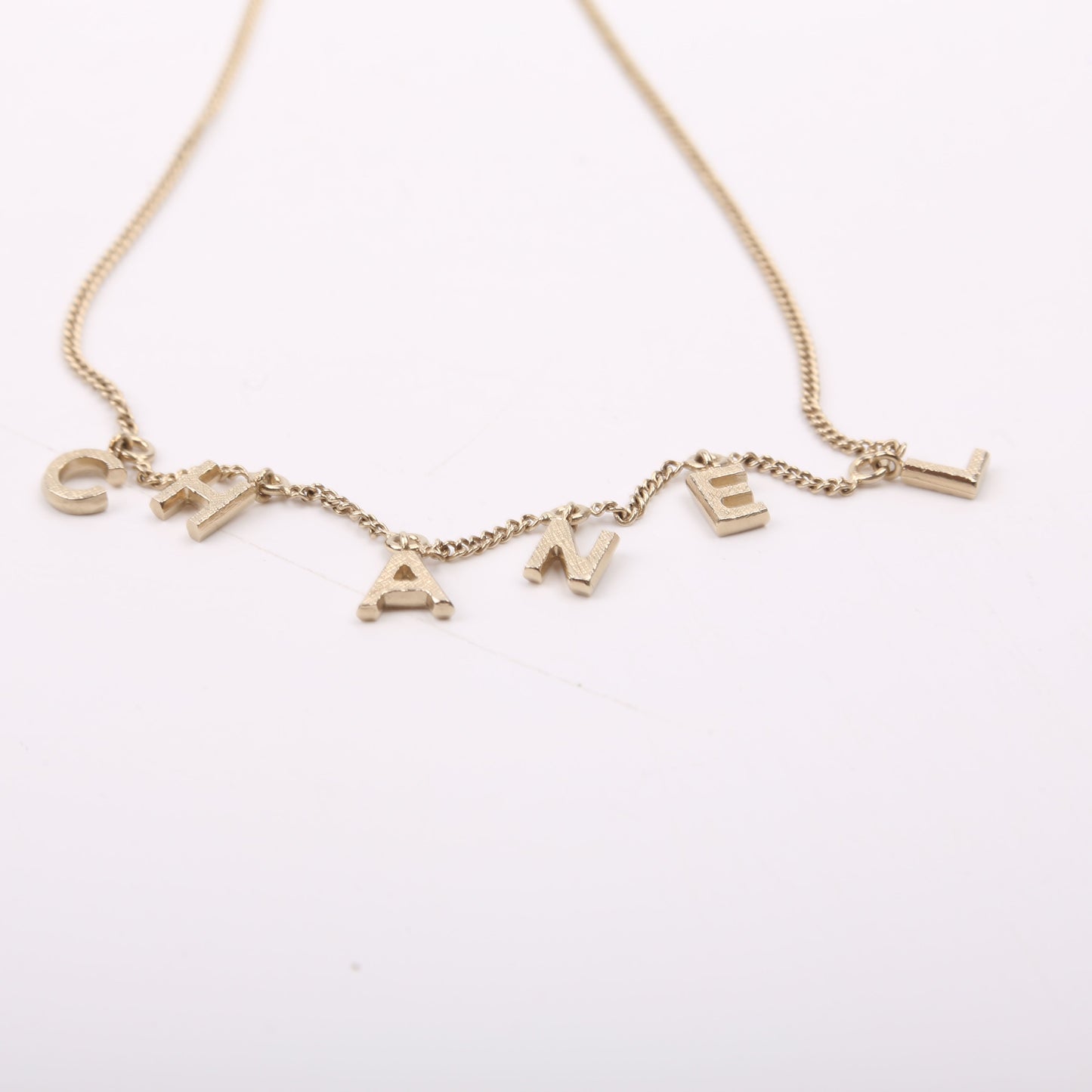 Chanel 'Chanel' Logo Necklace