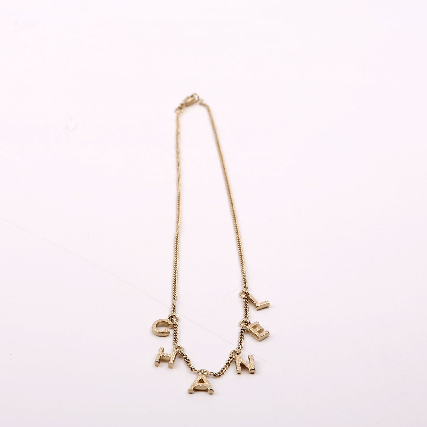 Chanel 'Chanel' Logo Necklace