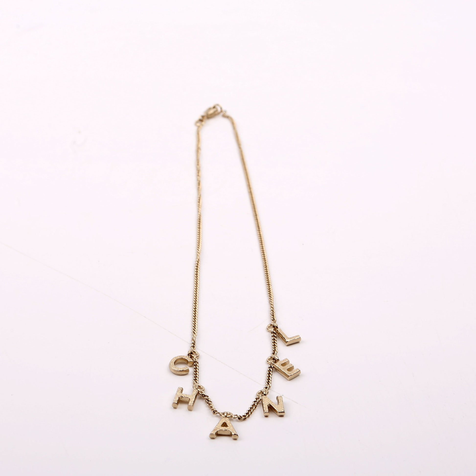 Chanel 'Chanel' Logo Necklace