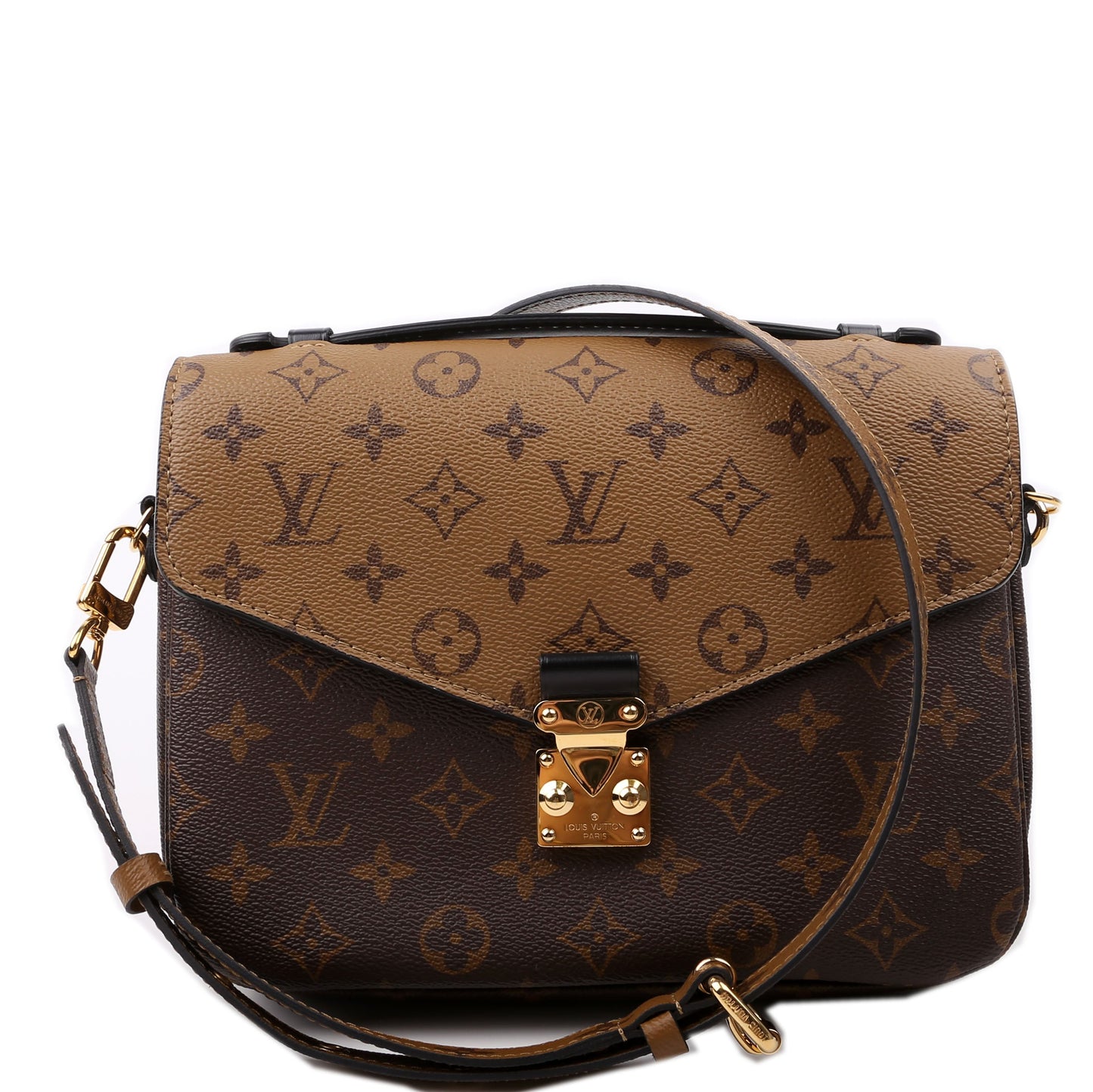 Louis Vuitton Pochette Metis Reverse Monogram Clutch Bag Monogram 25