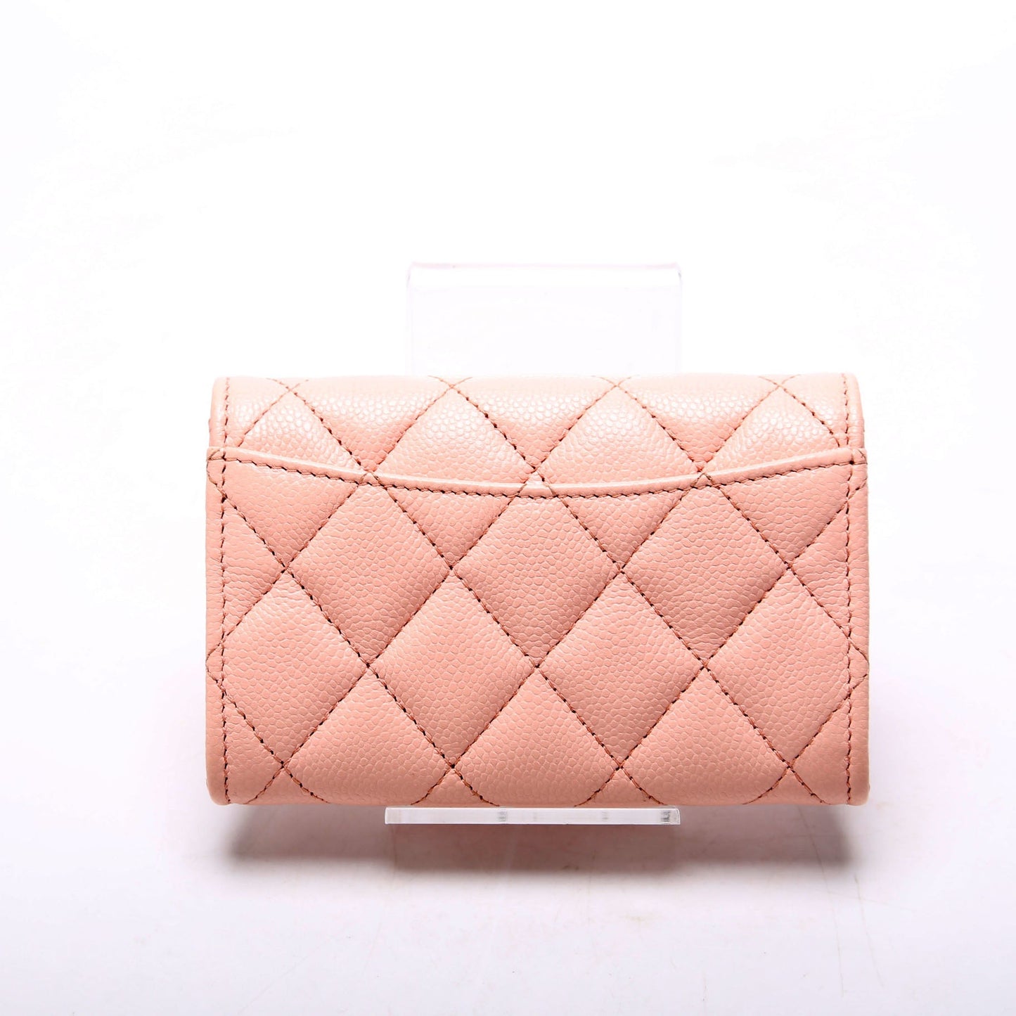 Chanel Classic Flap Card Holder Caviar RFID Pink
