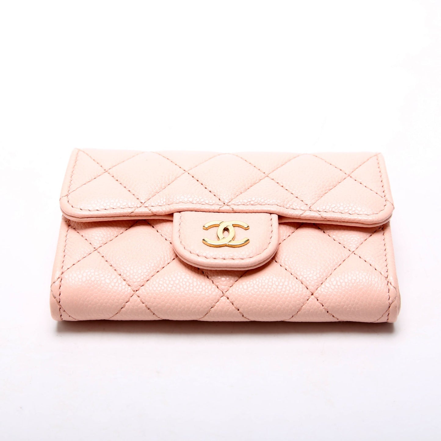 Chanel Classic Flap Card Holder Caviar RFID Pink