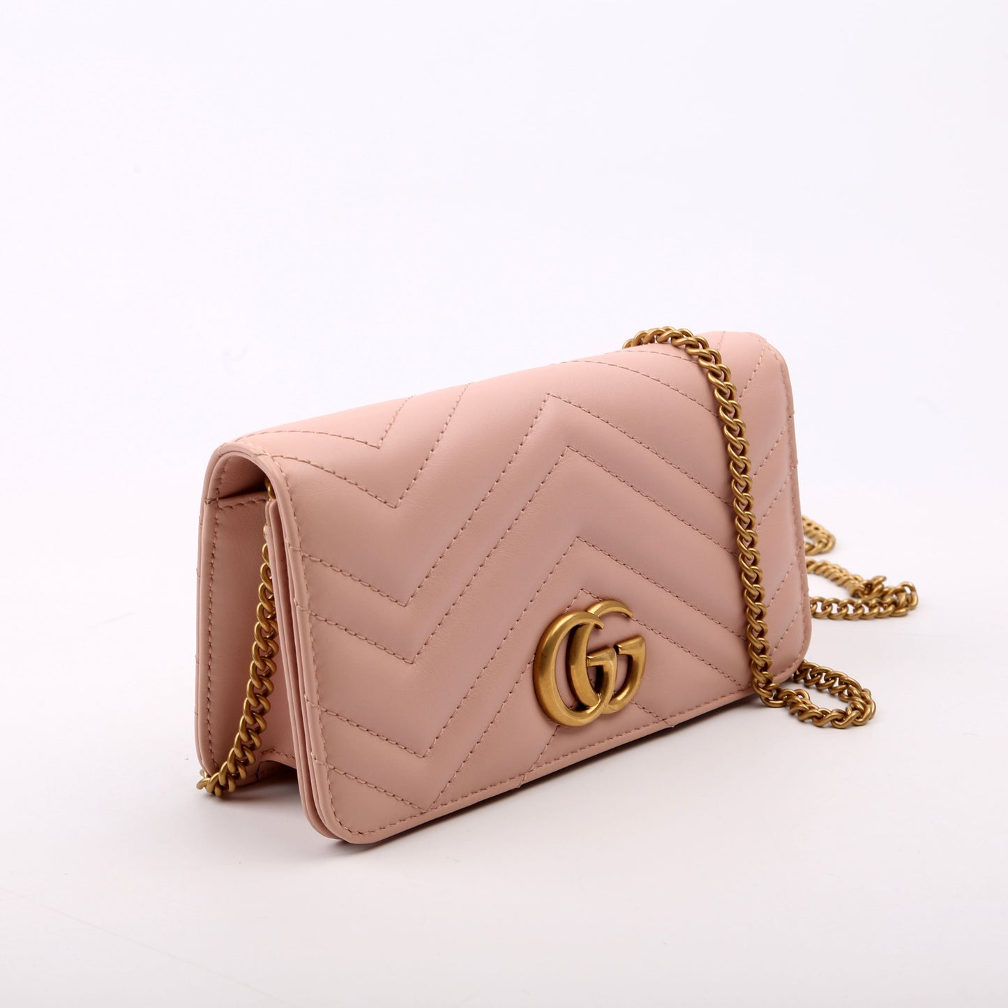 Gucci GG Marmont Pink Mini Travel Bag Pink 1