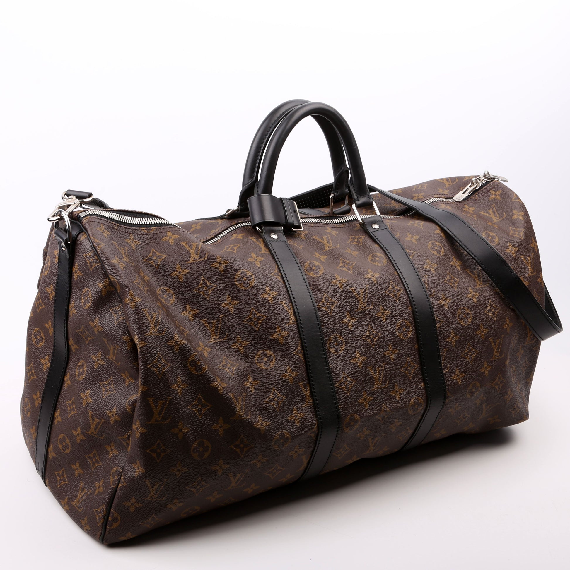 Louis Vuitton Keepall 55 Macassar Bandouliere Travel Bag Bandouliere 1