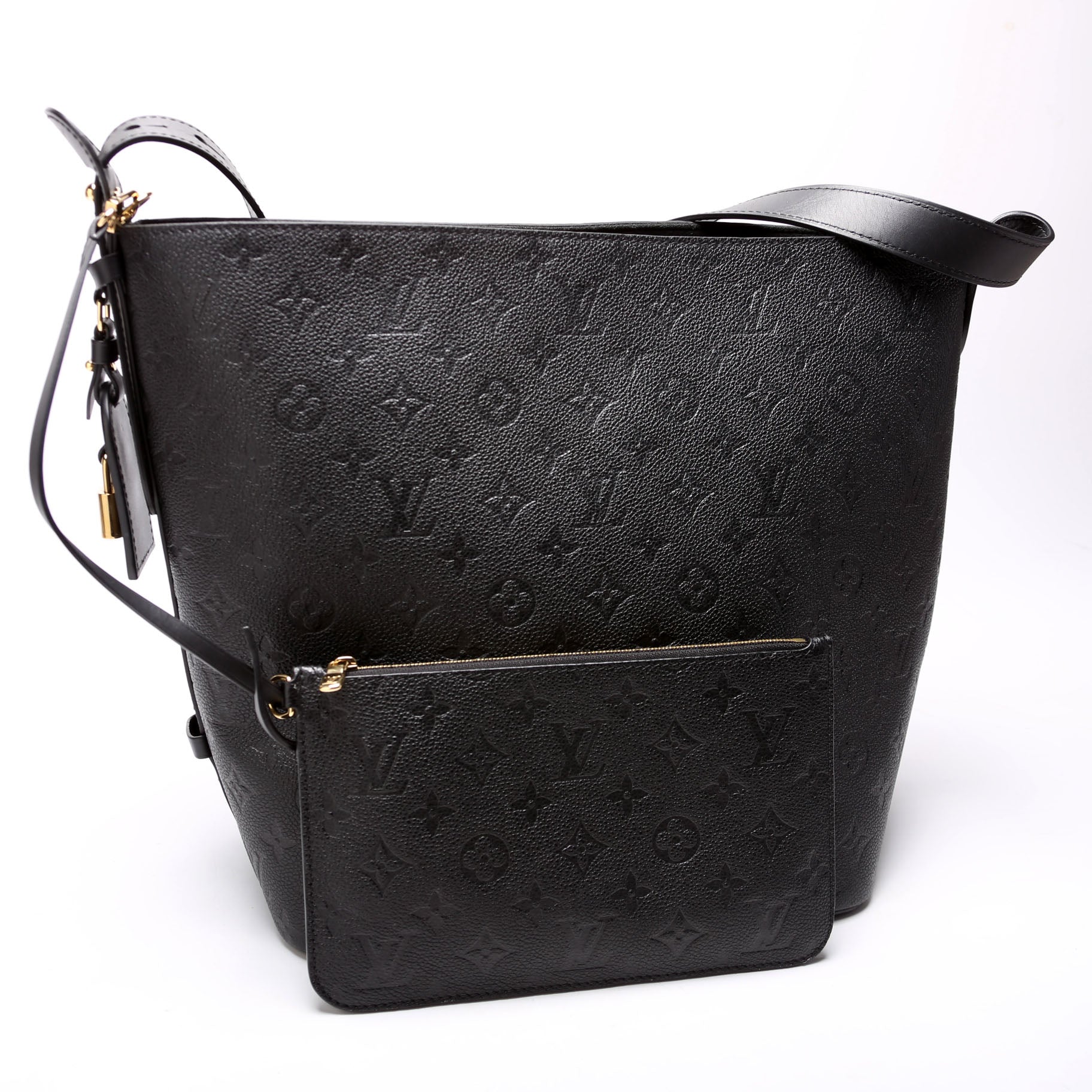 Louis Vuitton All Gm Empreinte Black Handbag