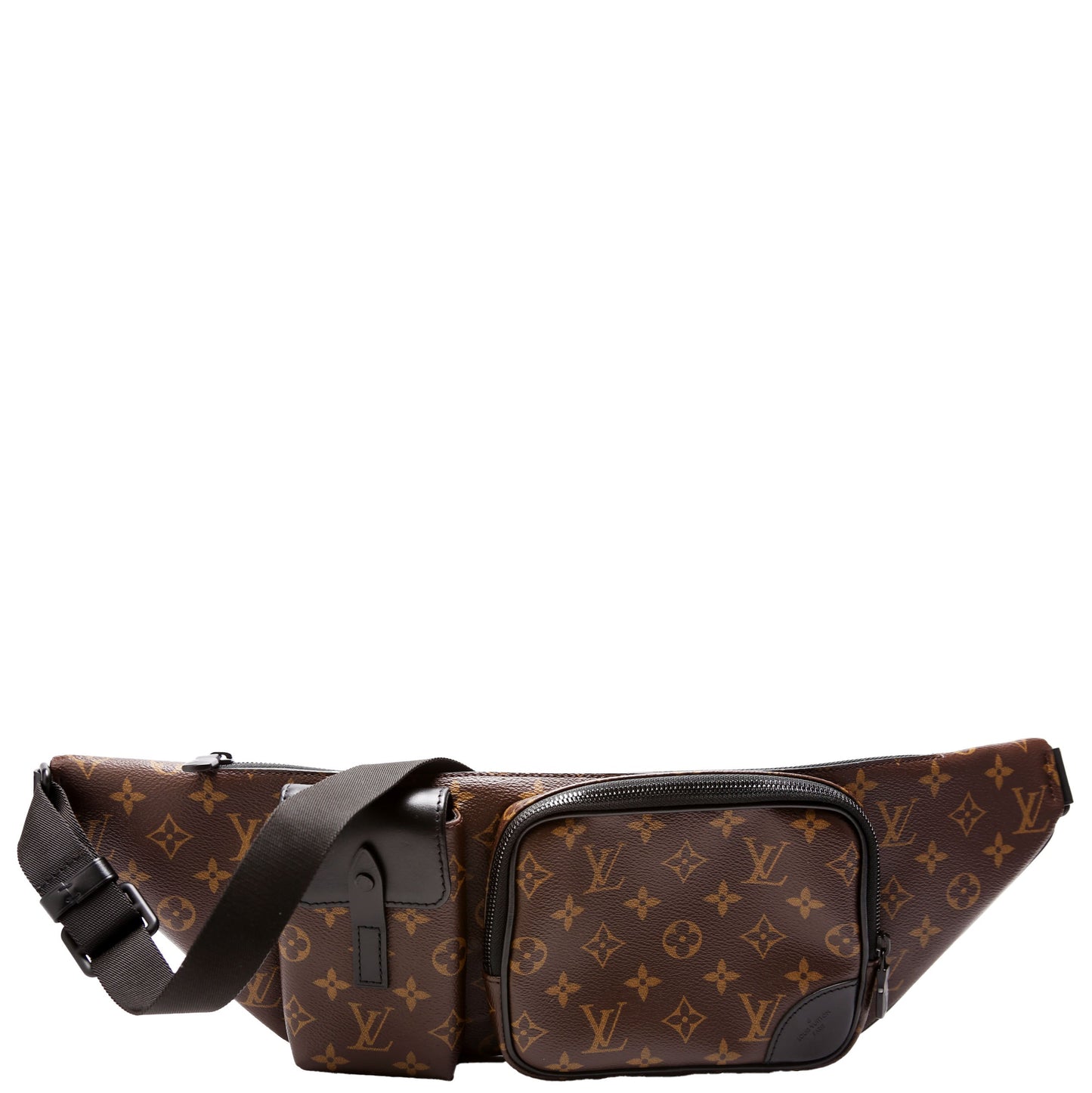 Louis Vuitton Christopher Bumbag Macassar Monogram Black Handbag