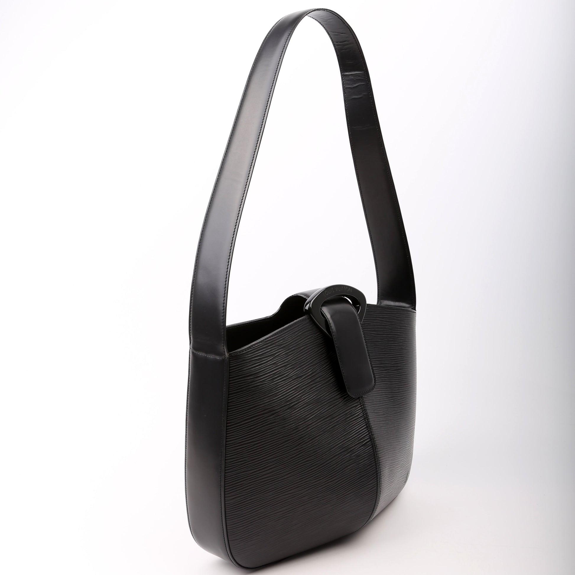 Louis Vuitton Reverie Black Epi Handbag Black 1
