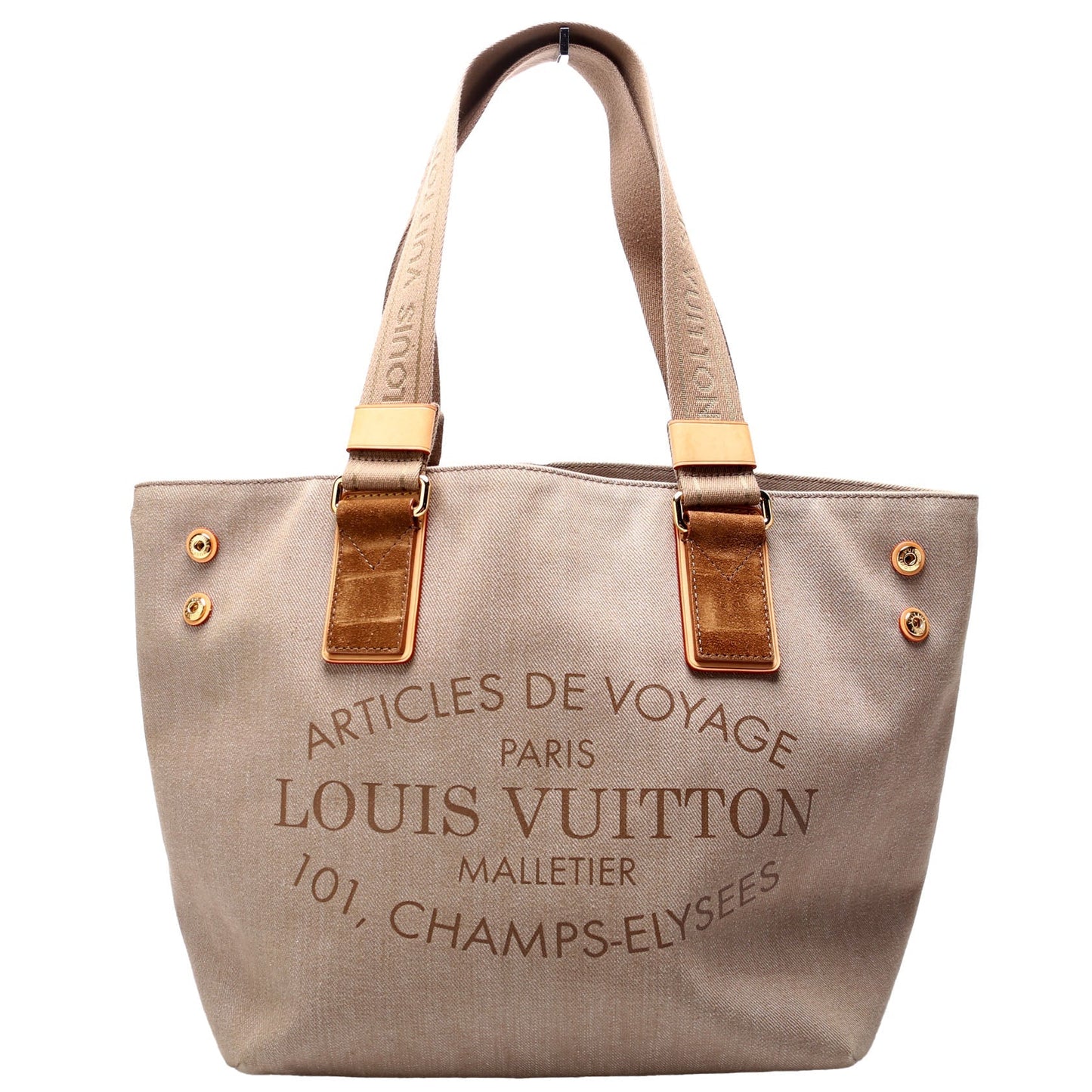 Louis Vuitton ARTICLES DE VOYAGE CABAS DENIM Handbag