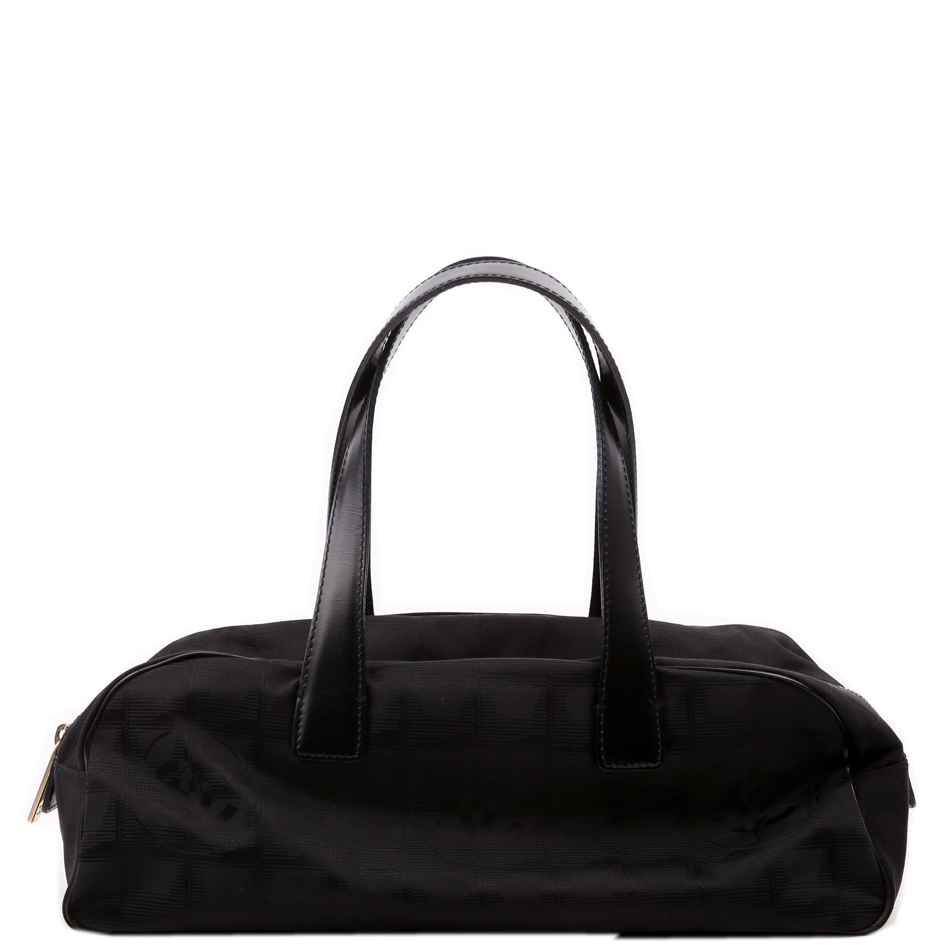 Chanel Ligne Bowler Nylon 8M Travel Bag