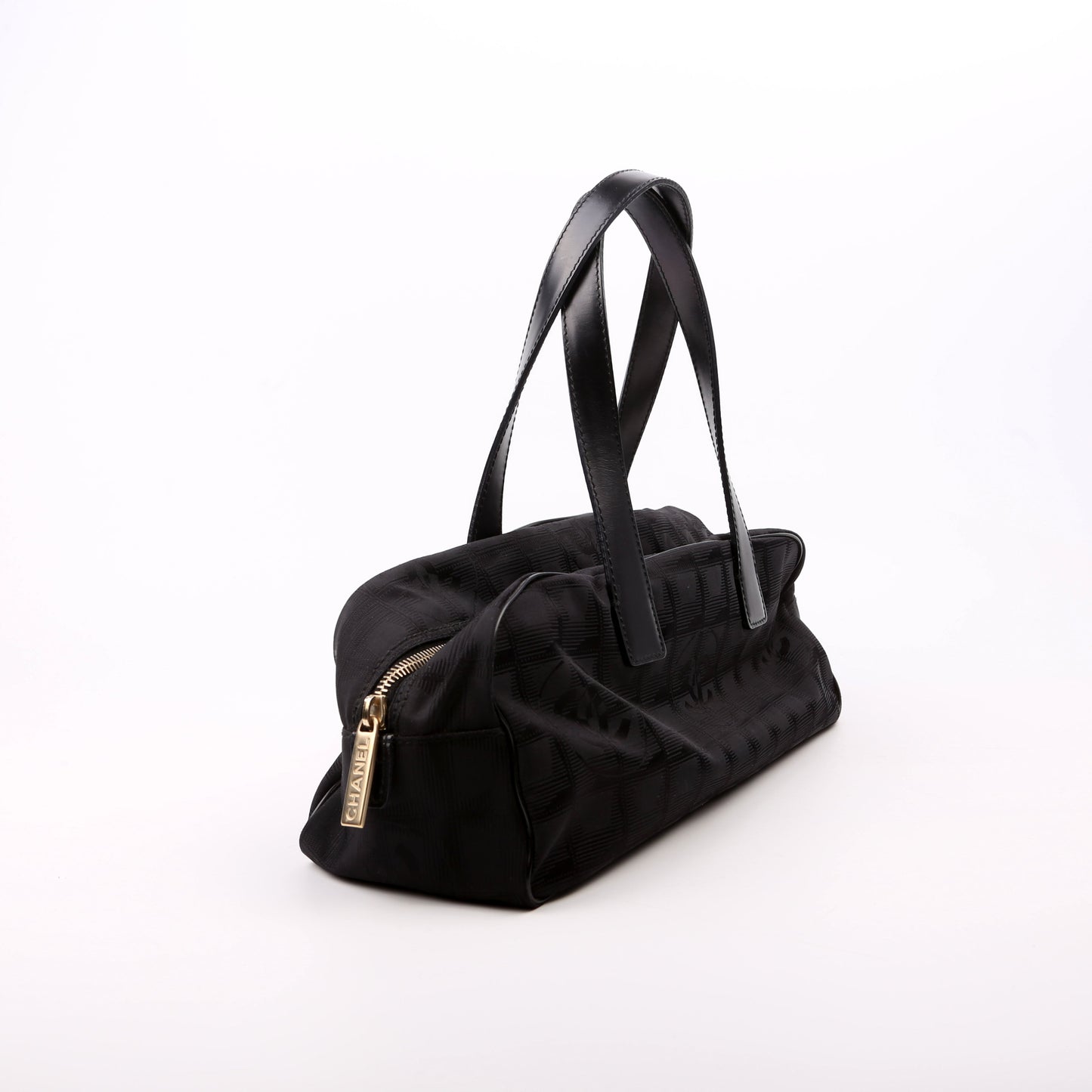 Chanel Ligne Bowler Nylon 8M Travel Bag