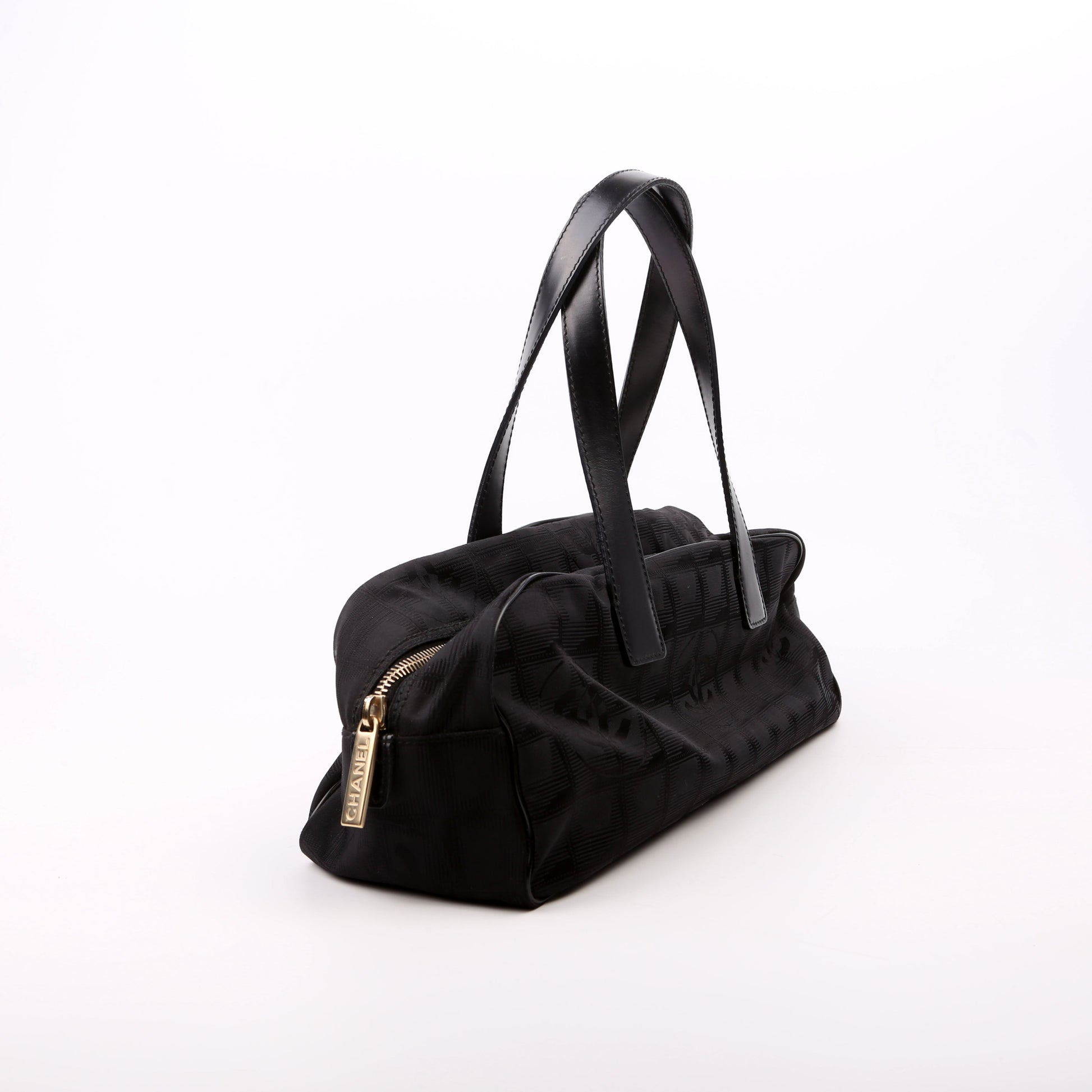 Chanel Ligne Bowler Nylon 8M Travel Bag