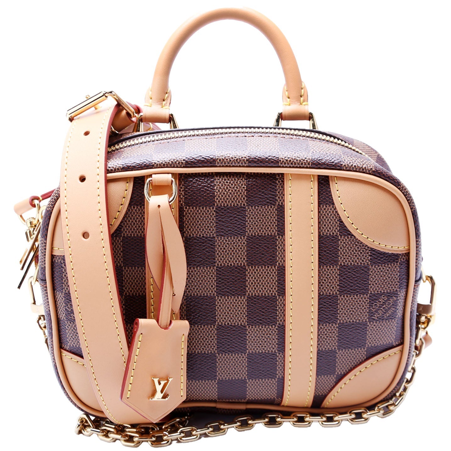 Louis Vuitton Valisette Souple BB Ebene Handbag