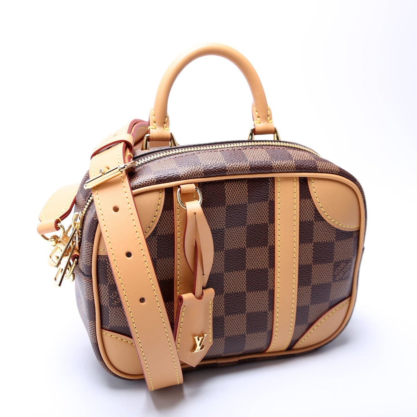 Louis Vuitton Valisette Souple BB Ebene Handbag