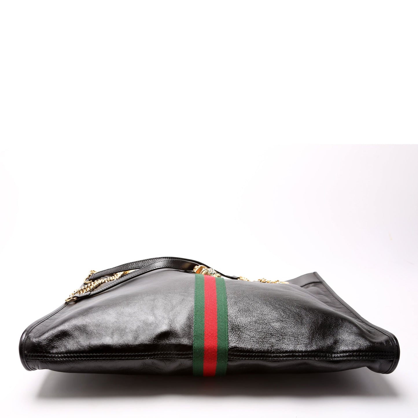 Gucci Rajah Leather Black Tote Bag