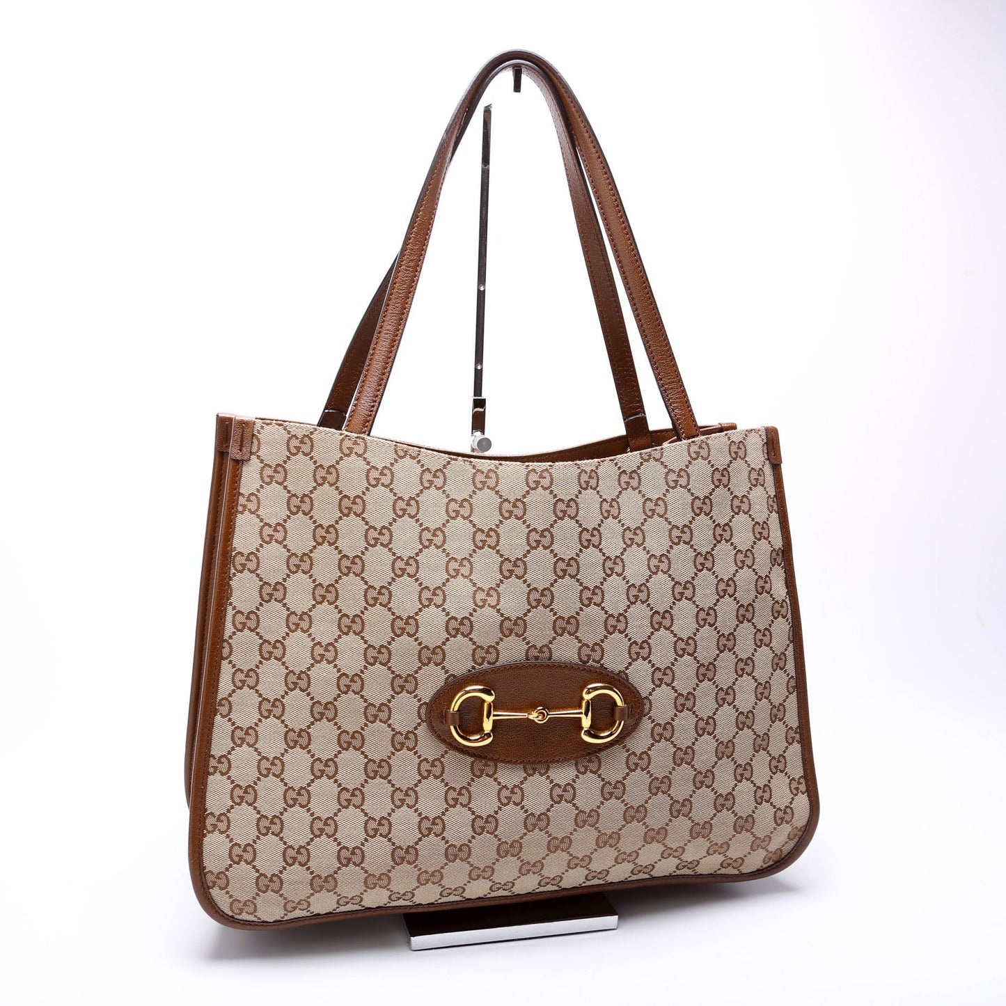 Gucci Horsebit Brown Tote Bag Tote Brown