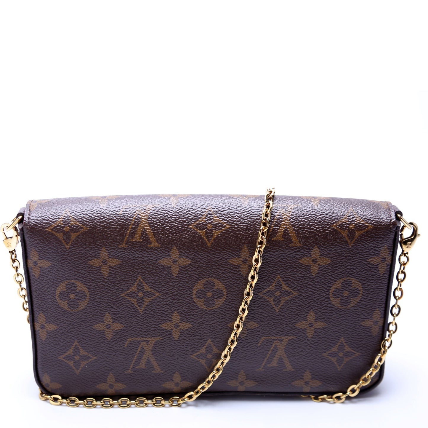 Louis Vuitton Pochette Felicie Berry Monogram Clutch Bag Berry 7