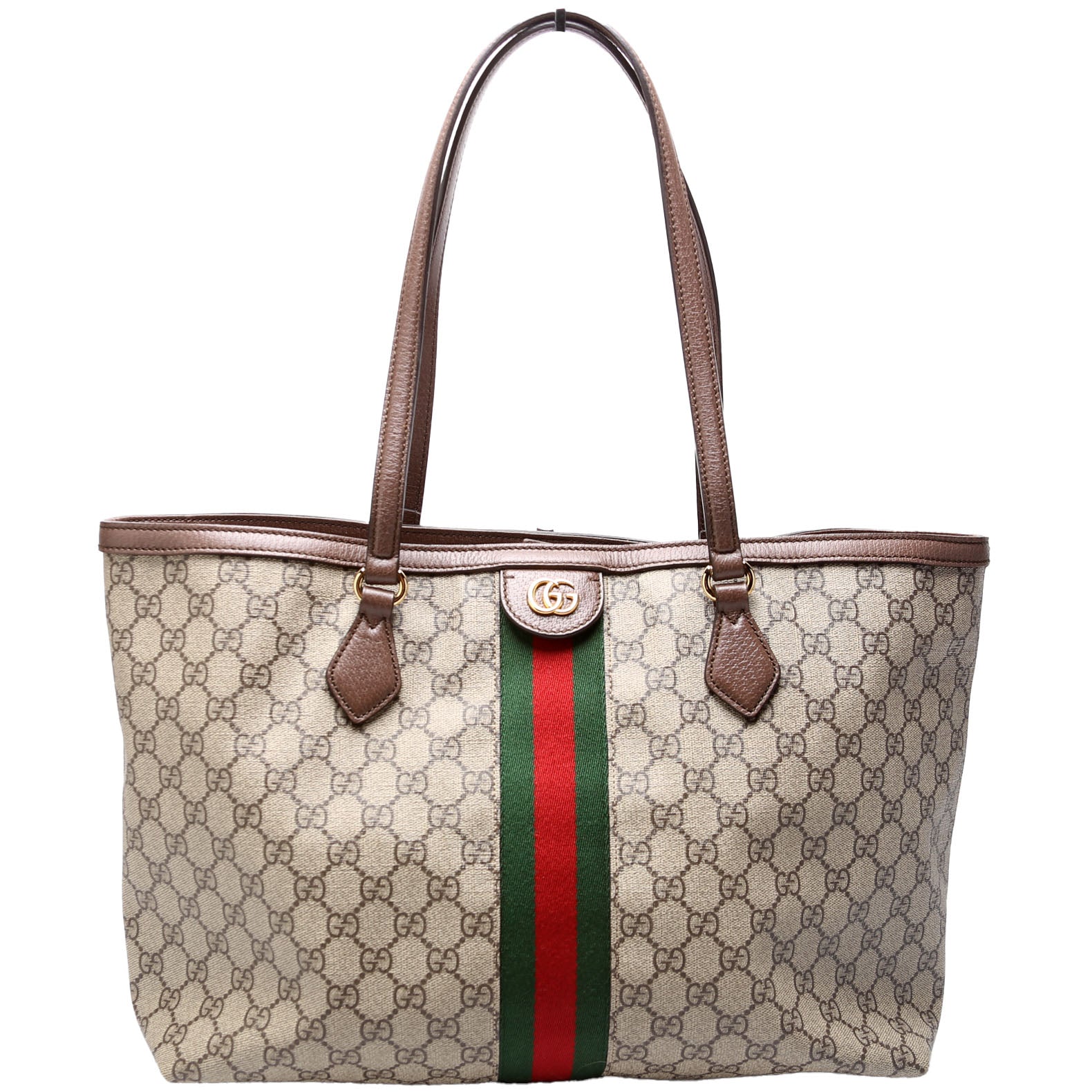 Gucci Ophidia Brown Tote Bag Brown 1