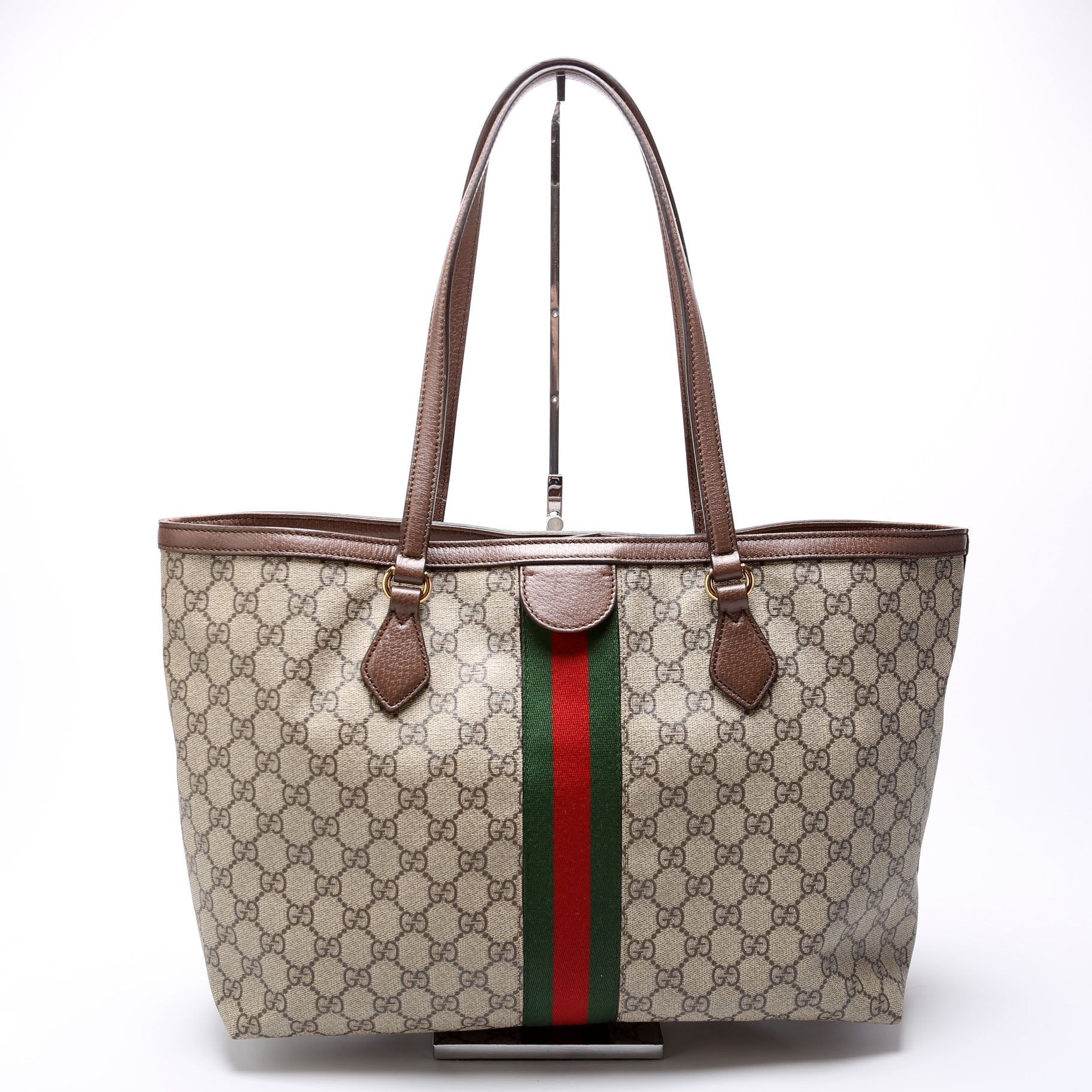 Gucci Ophidia Brown Tote Bag Brown 1