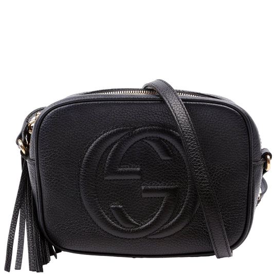 Gucci Soho Disco Black Crossbody Bag Black 6
